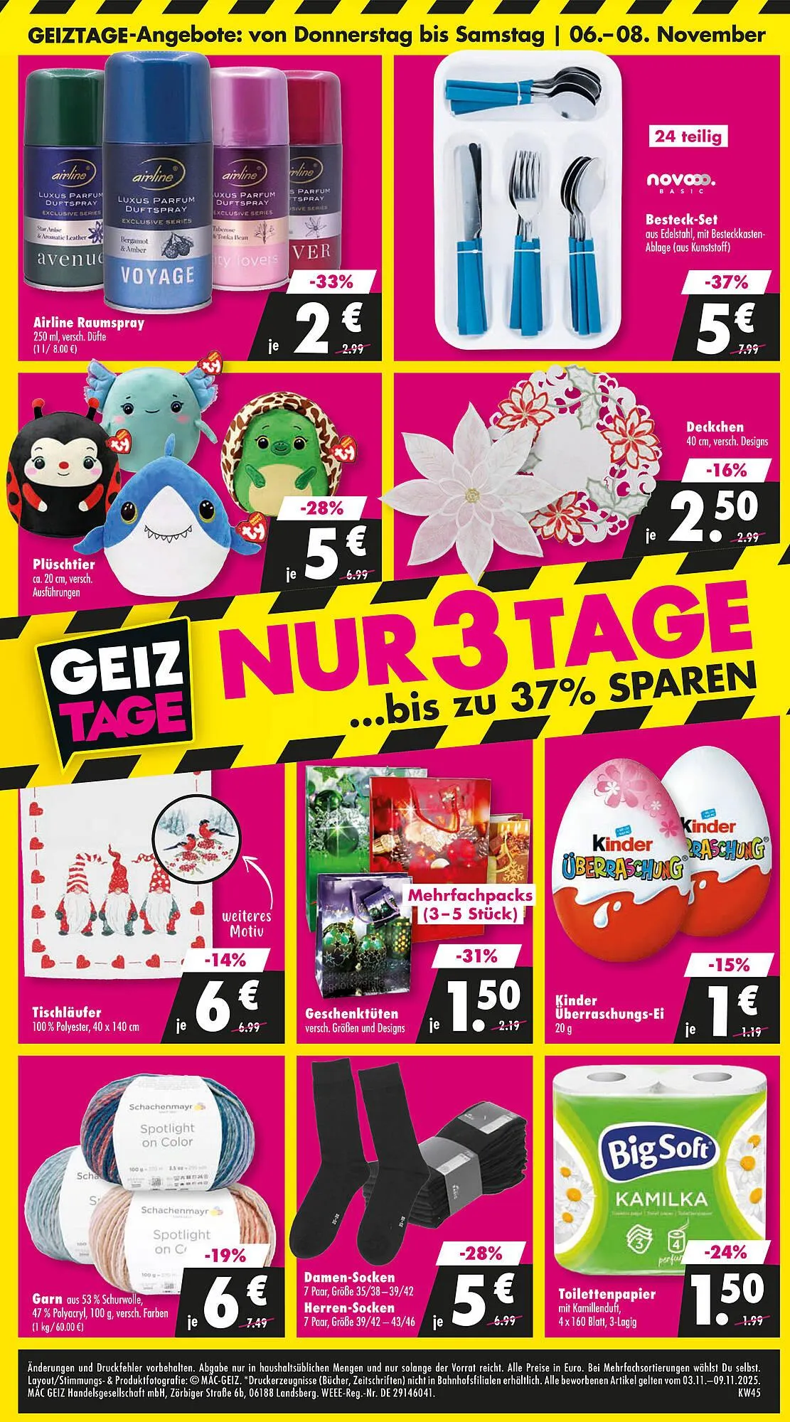 Mäc Geiz Prospekt von 3. November bis 9. November 2025 - Prospekt seite 12