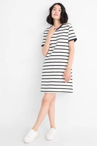 T-shirt dress - striped