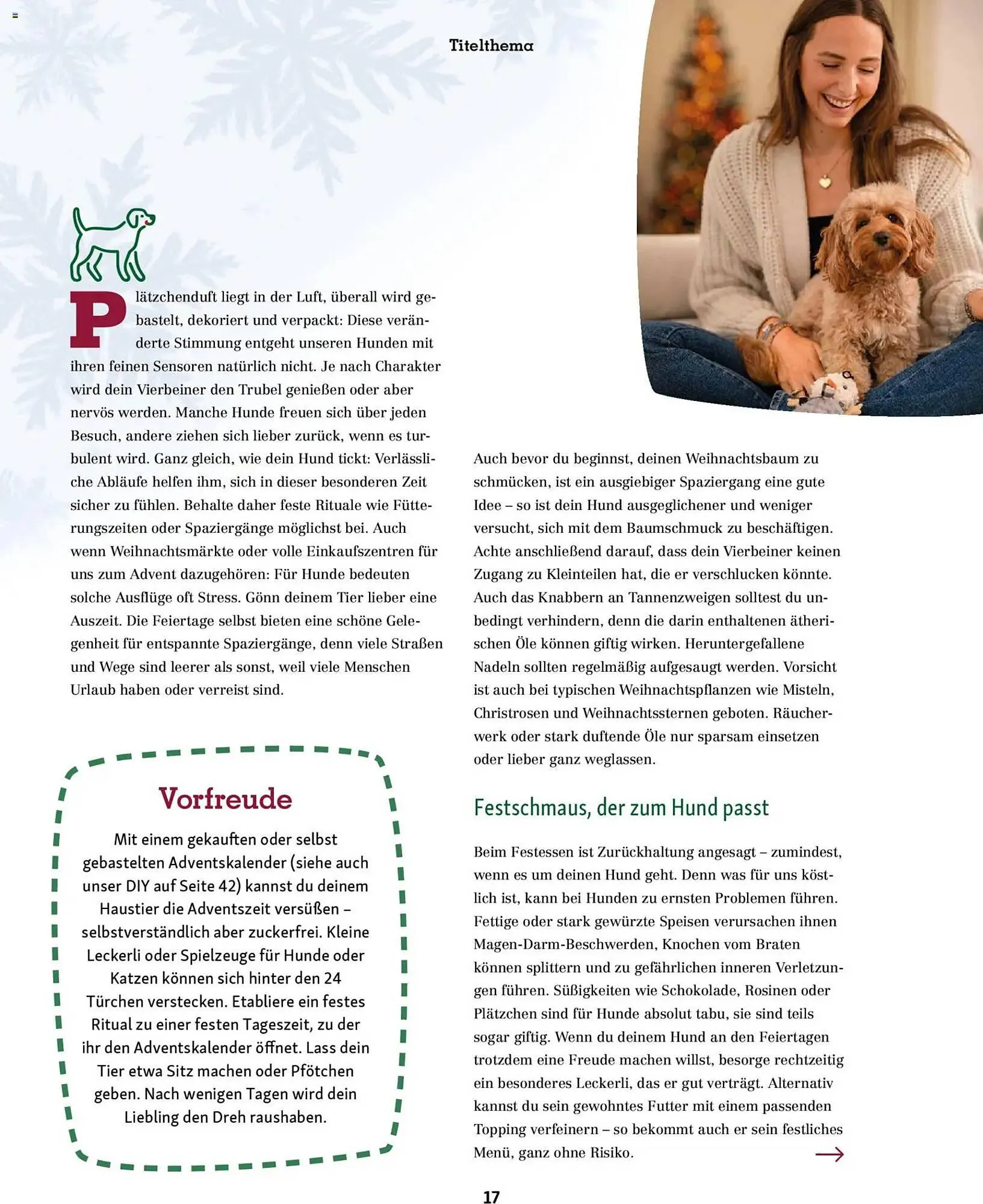 Fressnapf Magazin von 1. November bis 31. Dezember 2025 - Prospekt seite 17