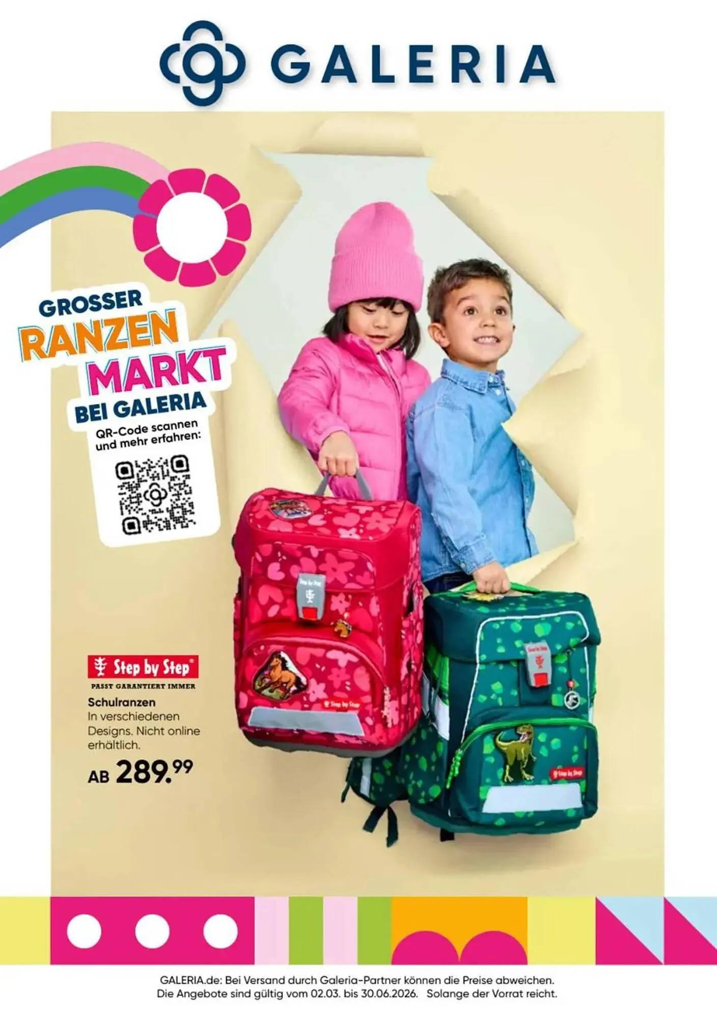 Galeria Kaufhof Prospekt von 1. März bis 30. Juni 2026 - Prospekt seite 1