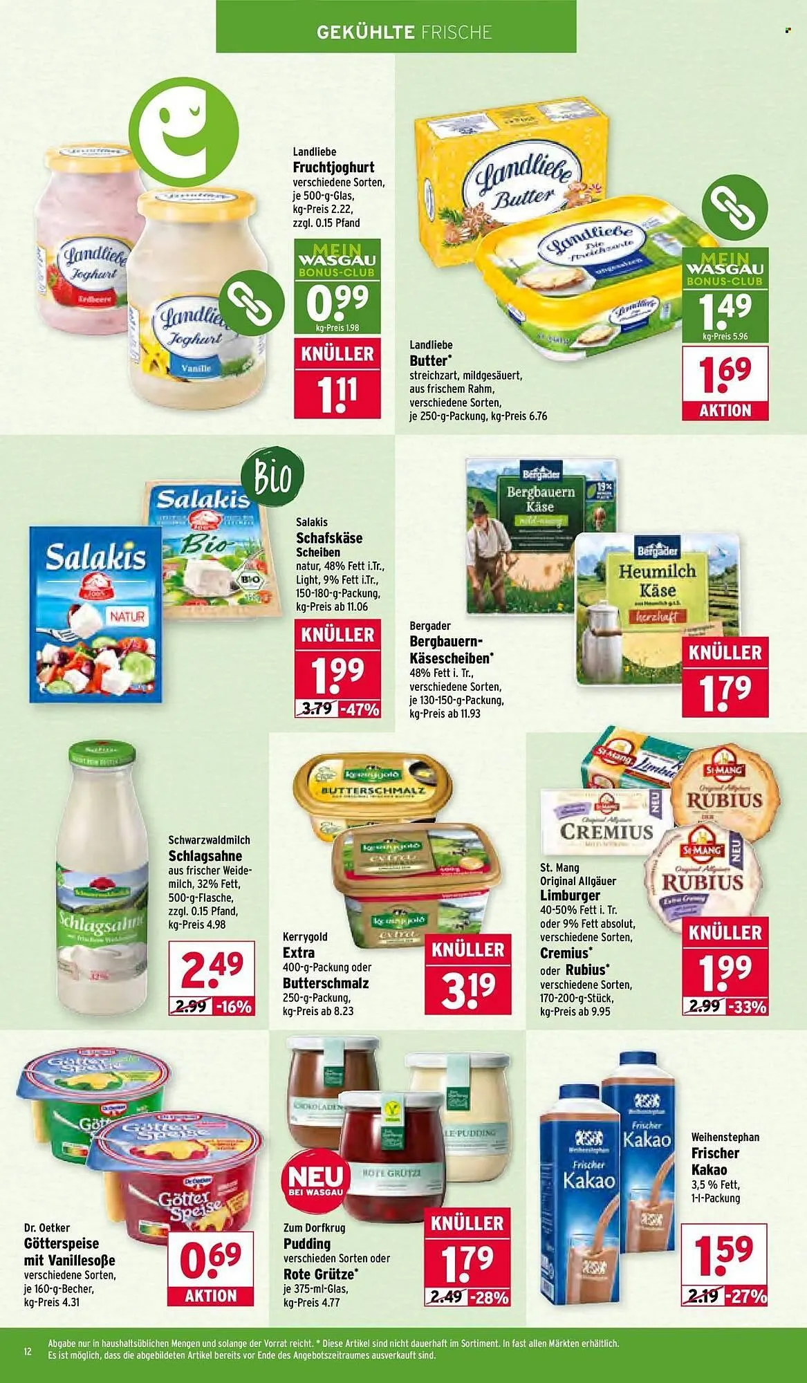 Wasgau Prospekt von 26. Januar bis 31. Januar 2026 - Prospekt seite 12