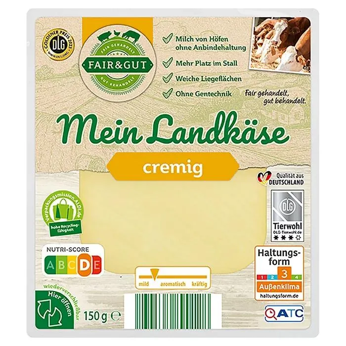 MILSANI Mein Landkäse 150 g, Cremig