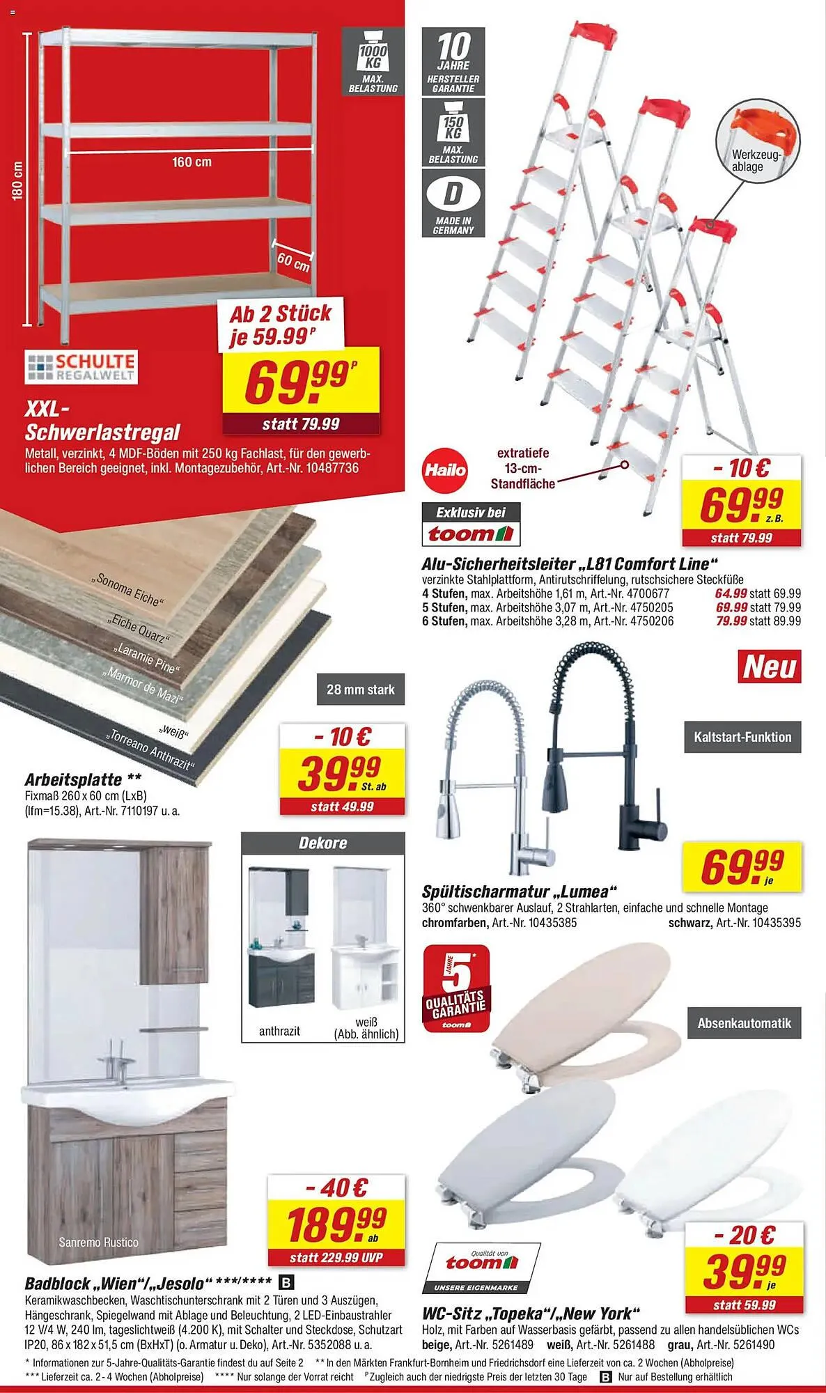 Toom Baumarkt Prospekt von 10. Januar bis 16. Januar 2026 - Prospekt seite 6