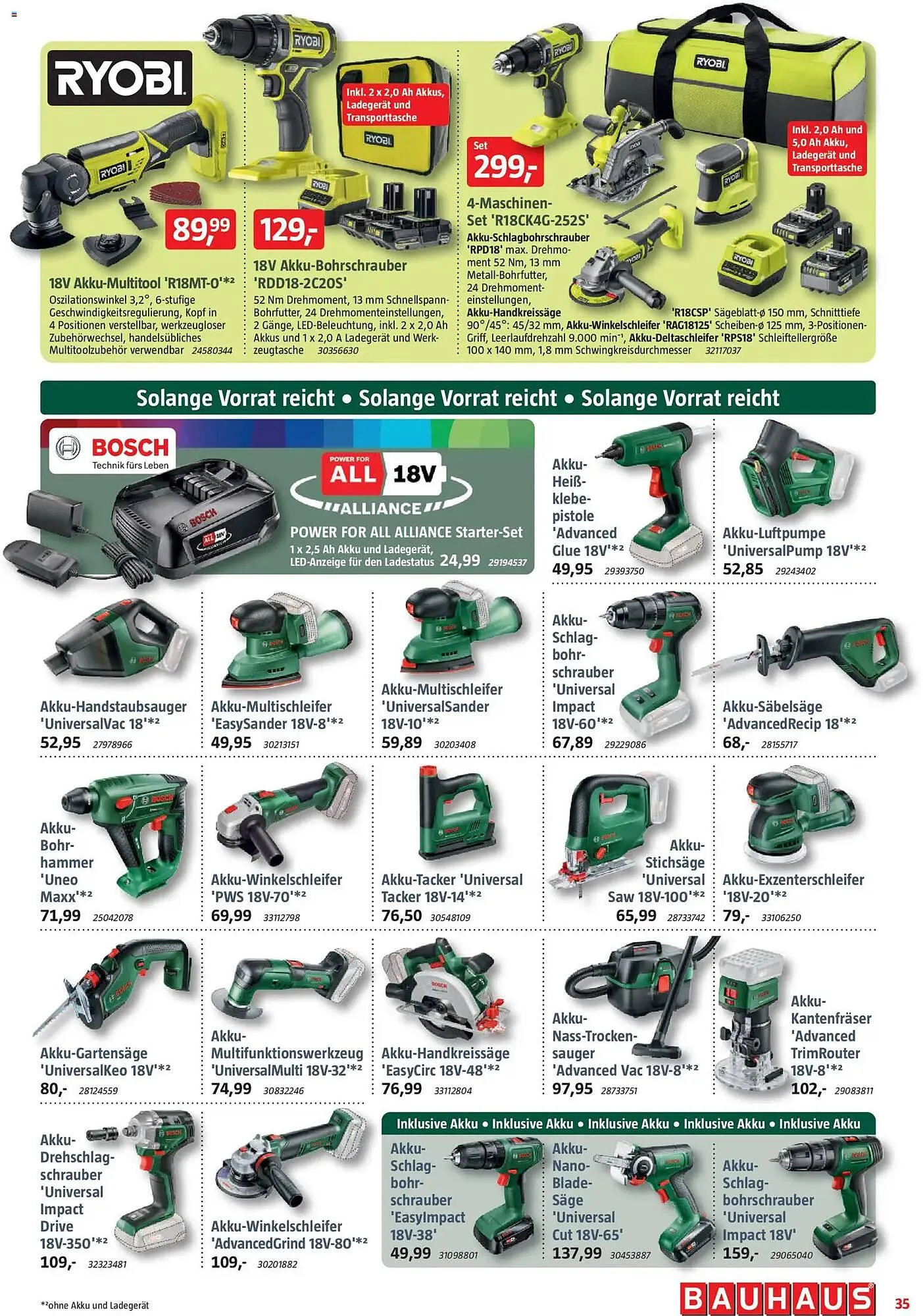 Bauhaus Prospekt von 29. November bis 3. Januar 2026 - Prospekt seite 35