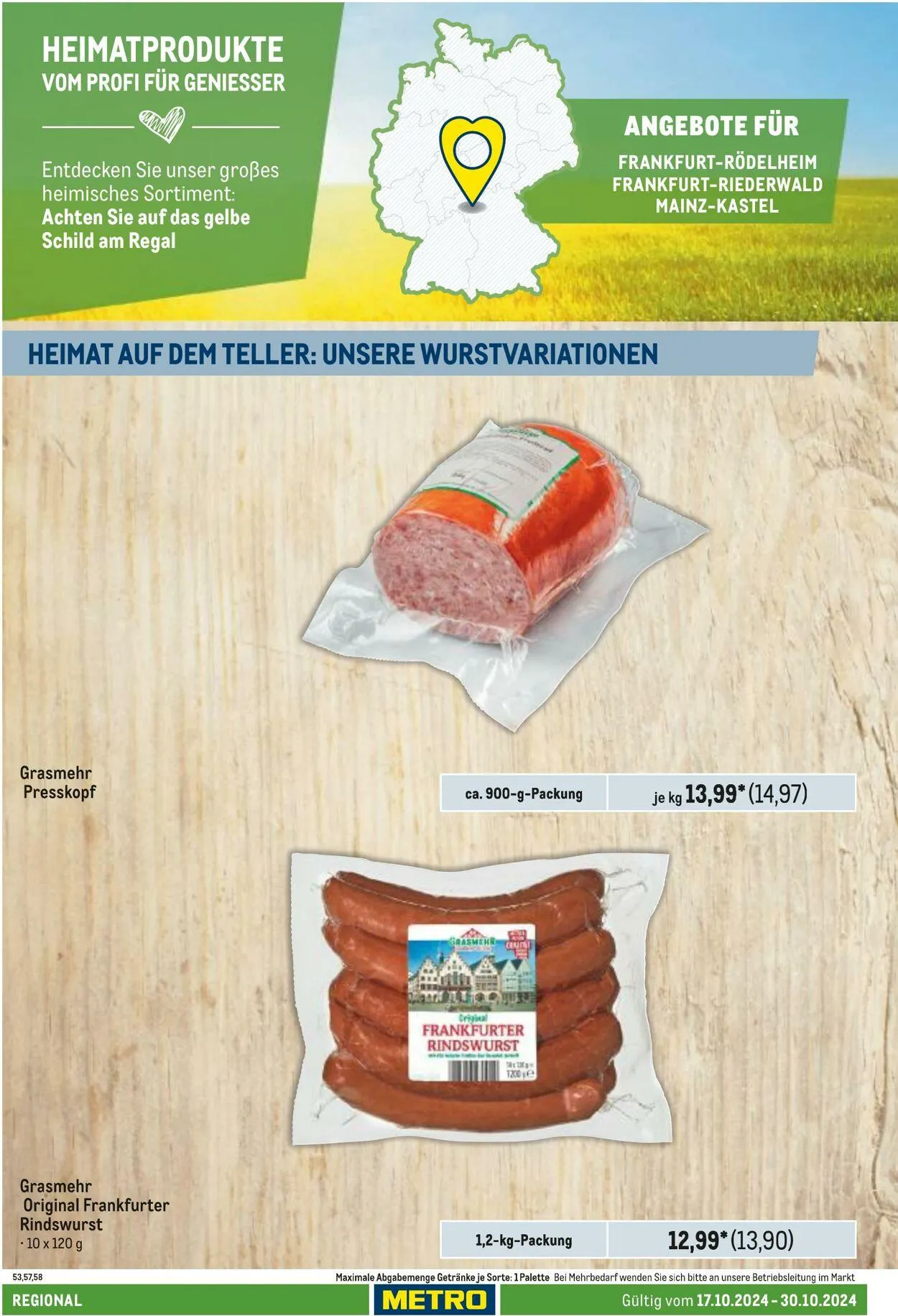 Metro Aktueller Prospekt von 10. Juli bis 24. Juli 2025 - Prospekt seite 52