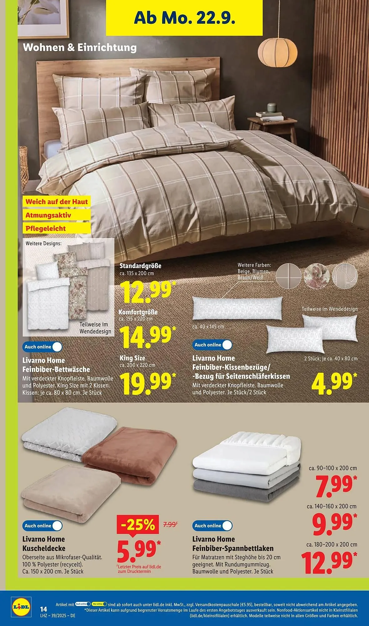 Lidl Prospekt von 22. September bis 28. September 2025 - Prospekt seite 22