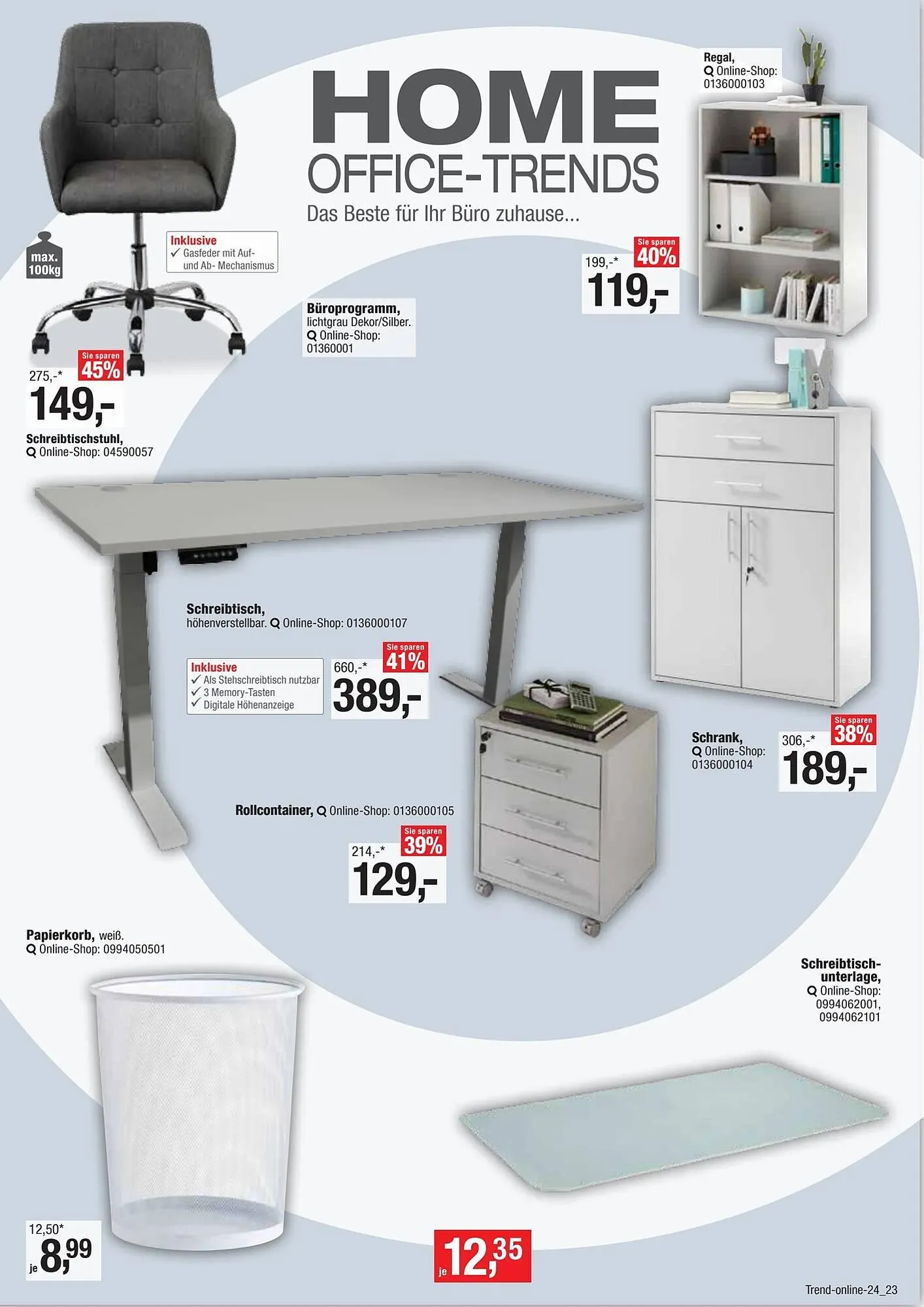 Opti Wohnwelt Prospekt von 12. Mai bis 1. August 2025 - Prospekt seite 23