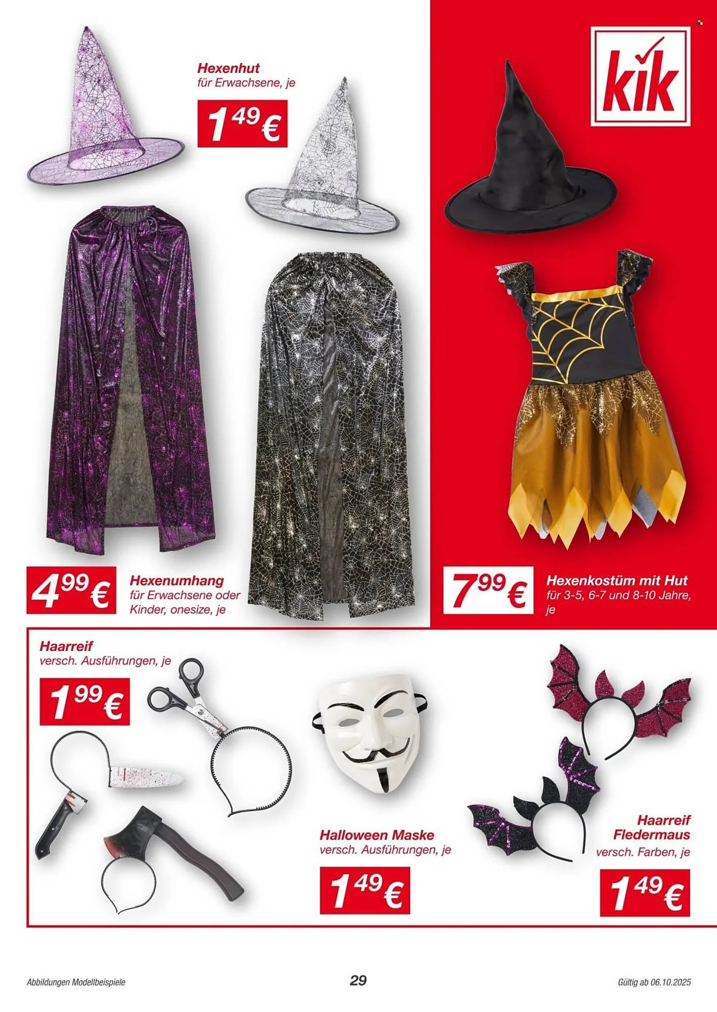 KiK Prospekt von 6. Oktober bis 31. Oktober 2025 - Prospekt seite 29