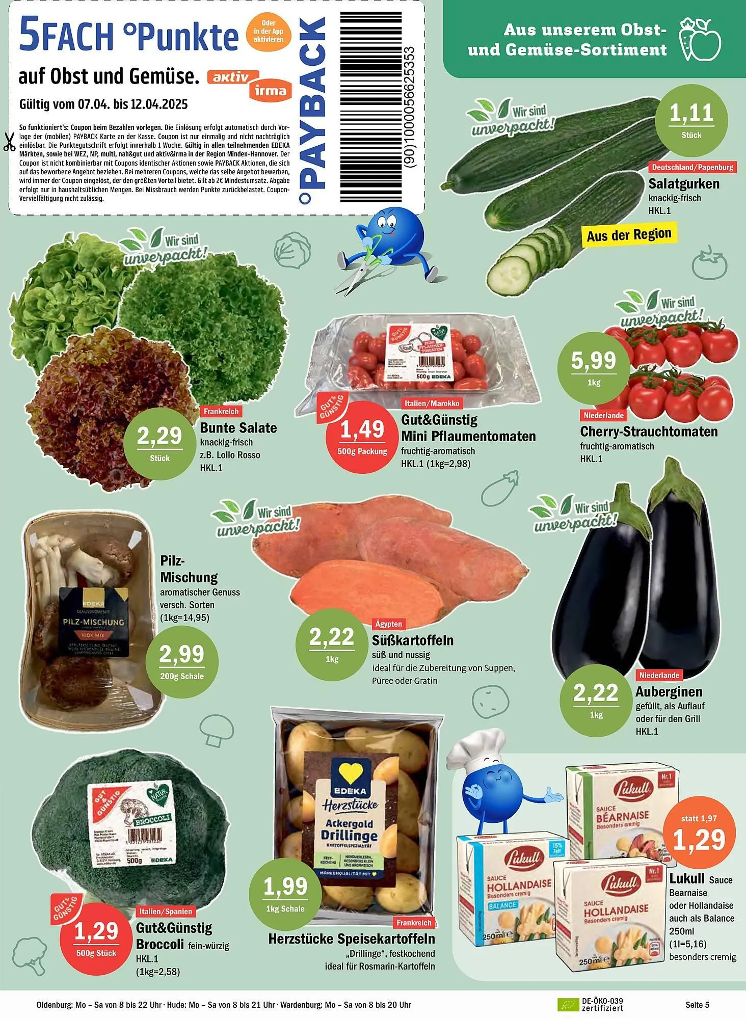 Aktiv Irma Prospekt von 7. April bis 12. April 2025 - Prospekt seite 5