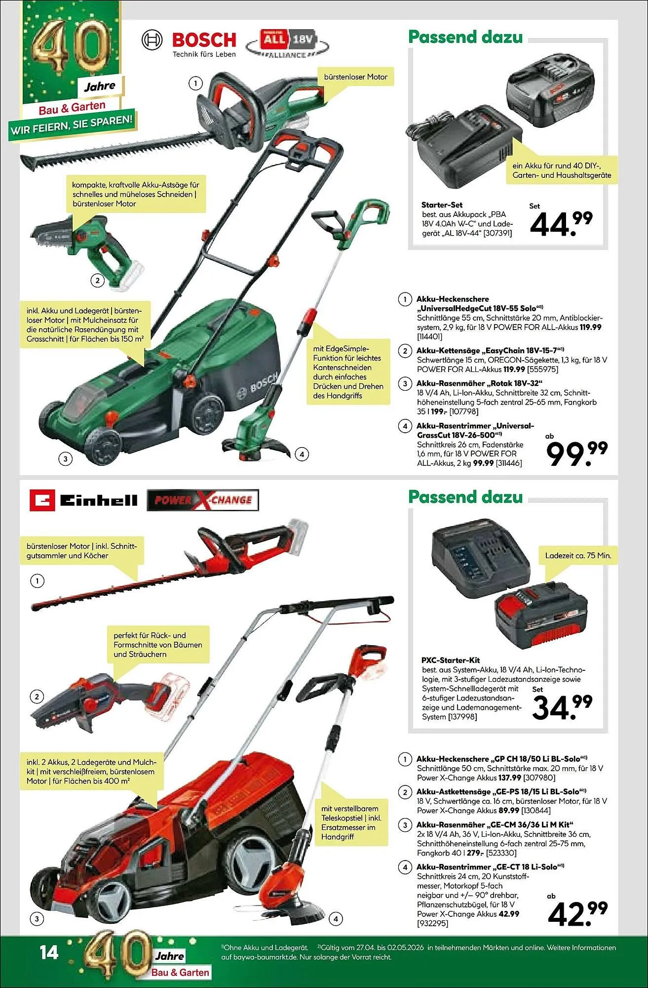 BayWa Bau & Garten Prospekt von 27. April bis 3. Mai 2026 - Prospekt seite 18