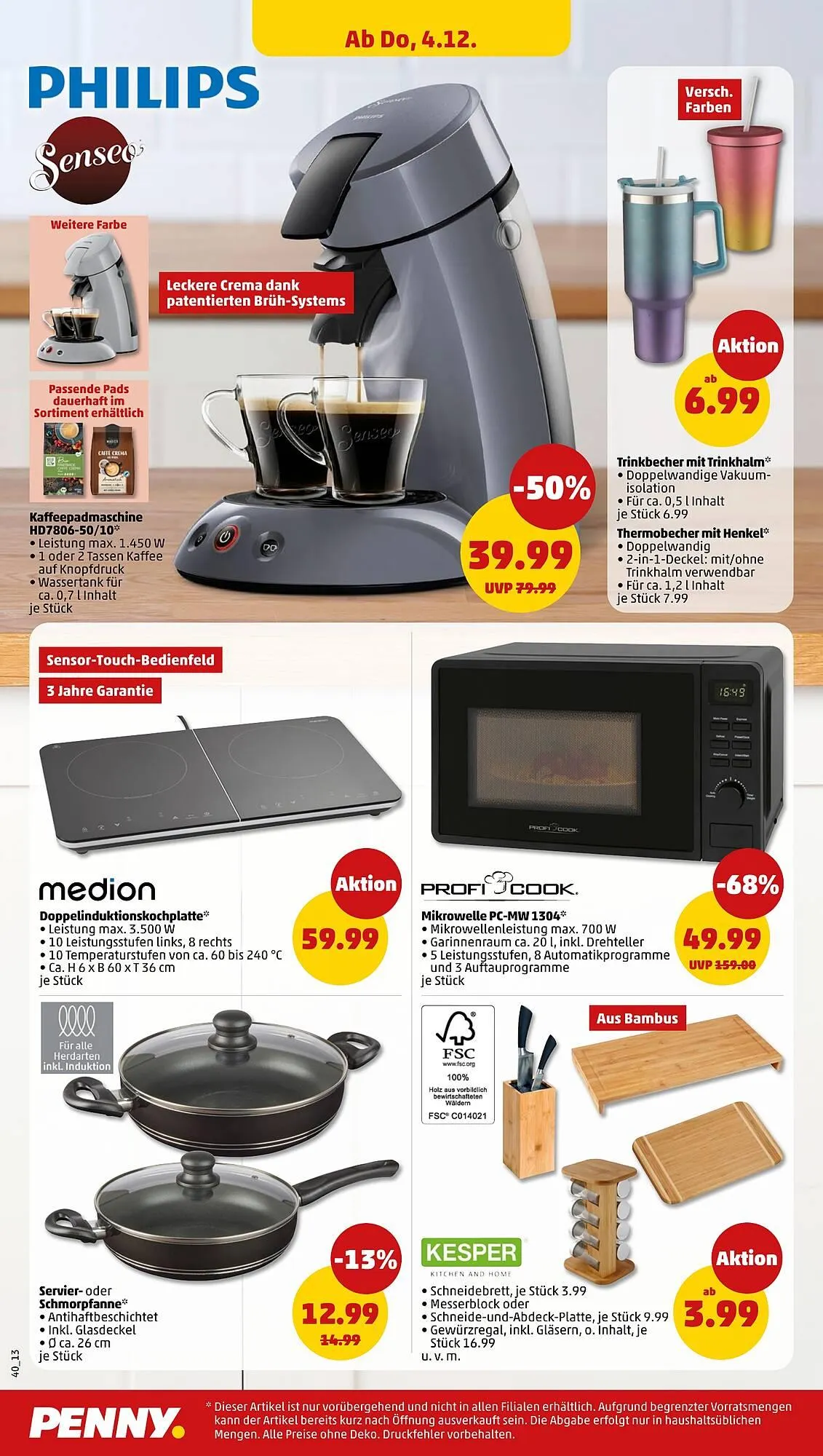 PENNY Prospekt von 1. Dezember bis 6. Dezember 2025 - Prospekt seite 44