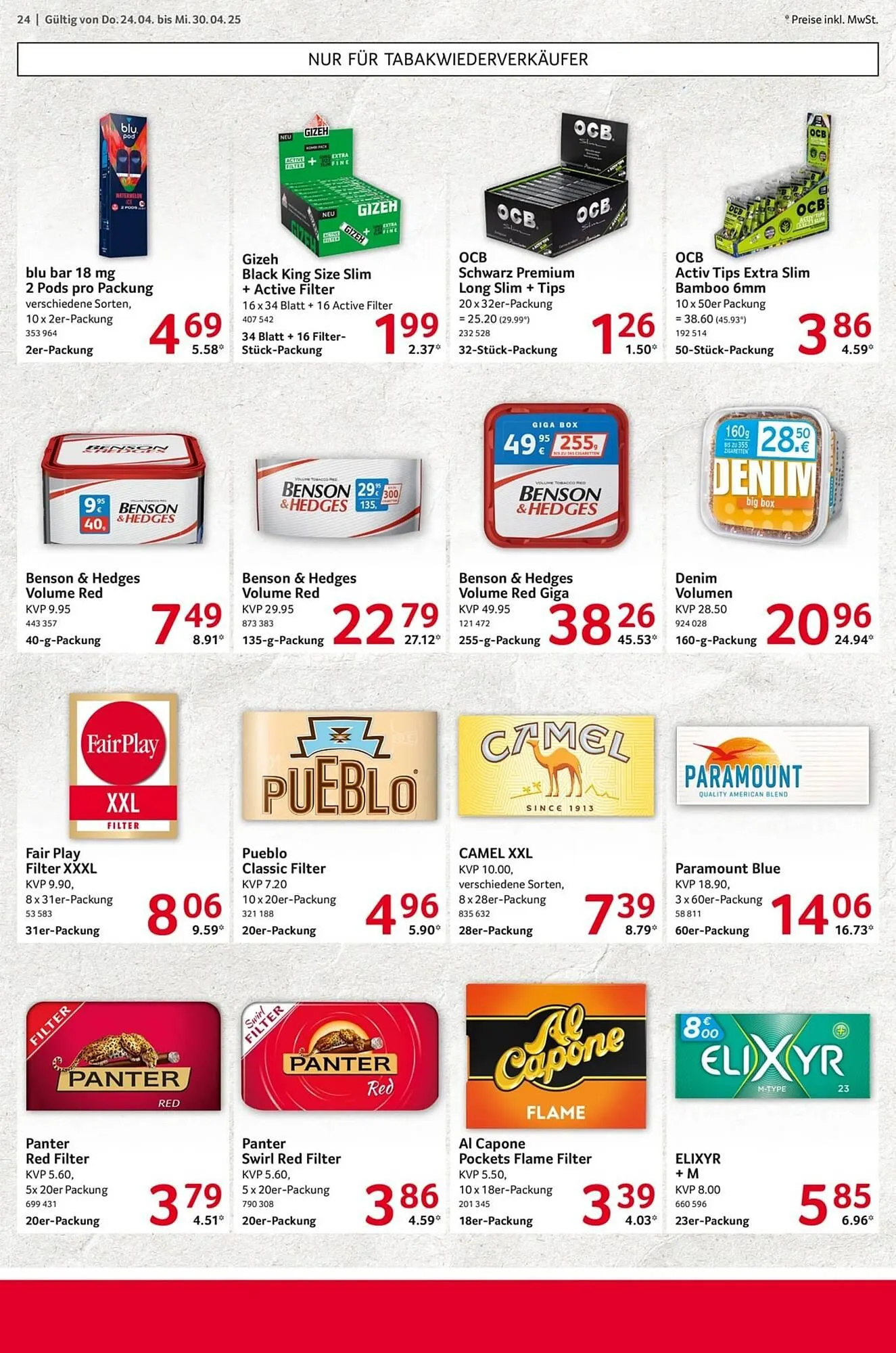 Selgros Prospekt von 24. April bis 30. April 2025 - Prospekt seite 24