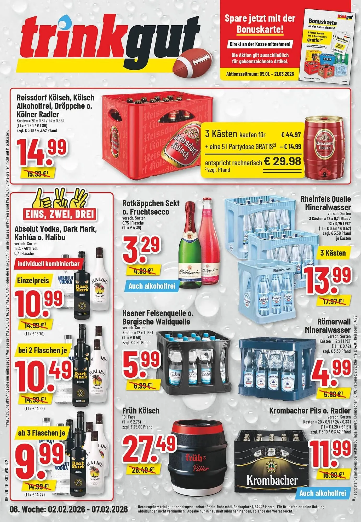 Trinkgut Prospekt von 2. Februar bis 8. Februar 2026 - Prospekt seite 1