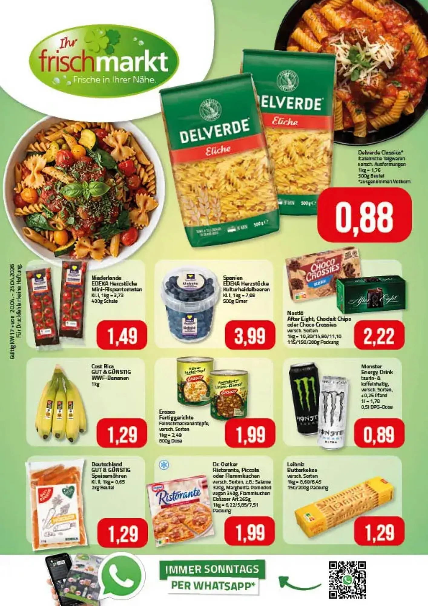 Ihr Frischmarkt Prospekt von 20. April bis 25. April 2026 - Prospekt seite 1