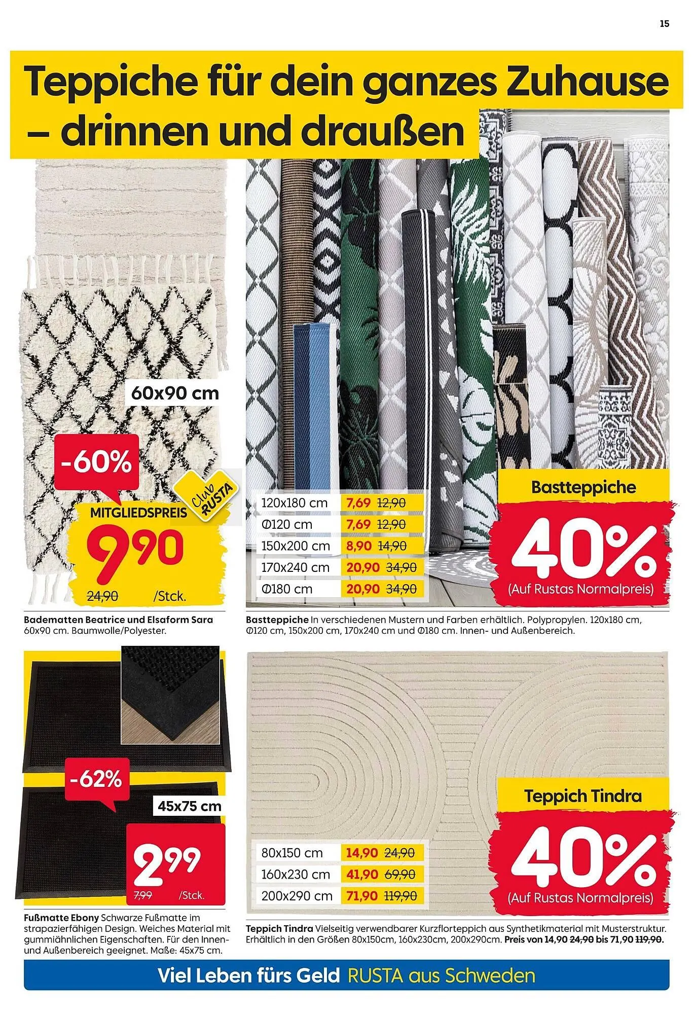 Rusta Prospekt von 17. Mai bis 23. Mai 2025 - Prospekt seite 15