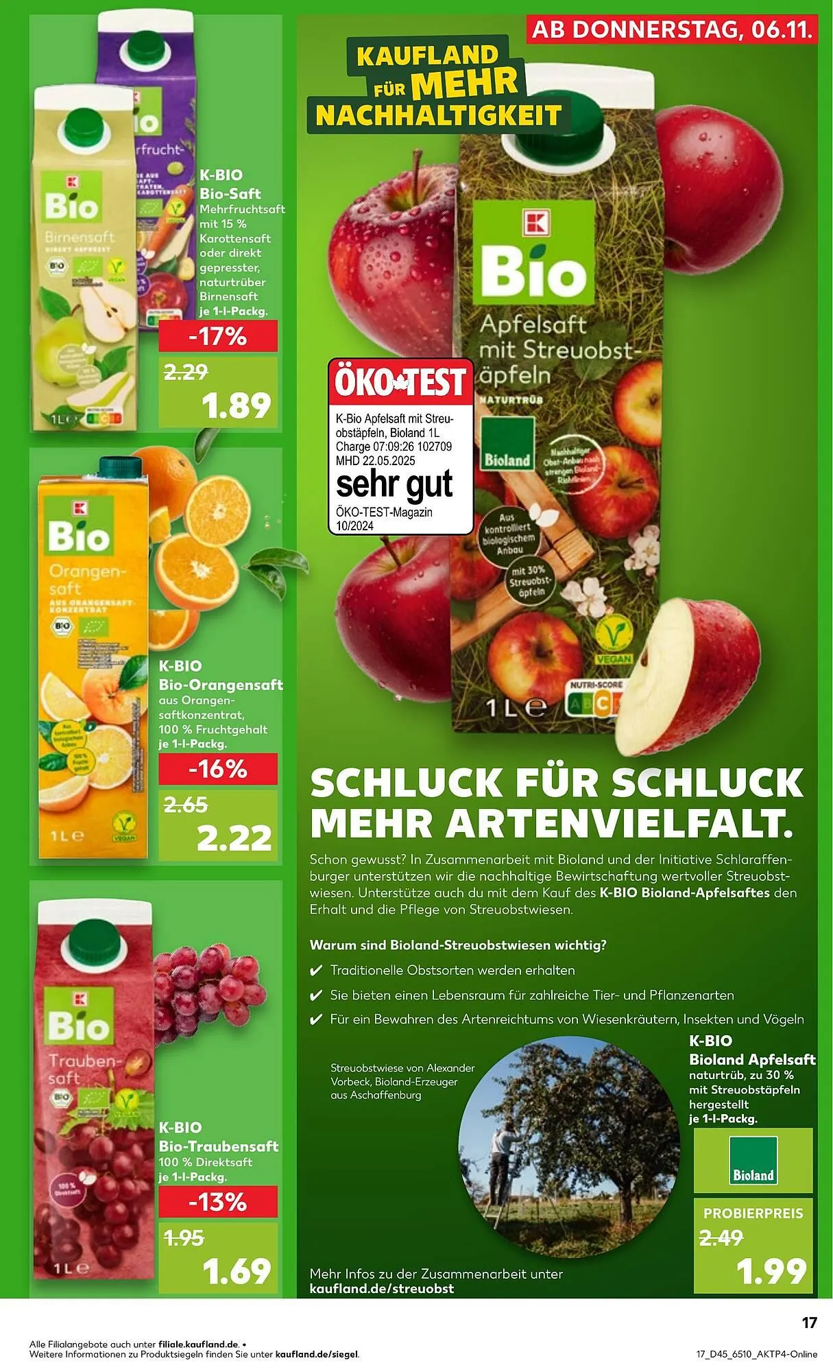 Kaufland Prospekt von 6. November bis 12. November 2025 - Prospekt seite 17