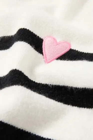 Heart - jumper - striped