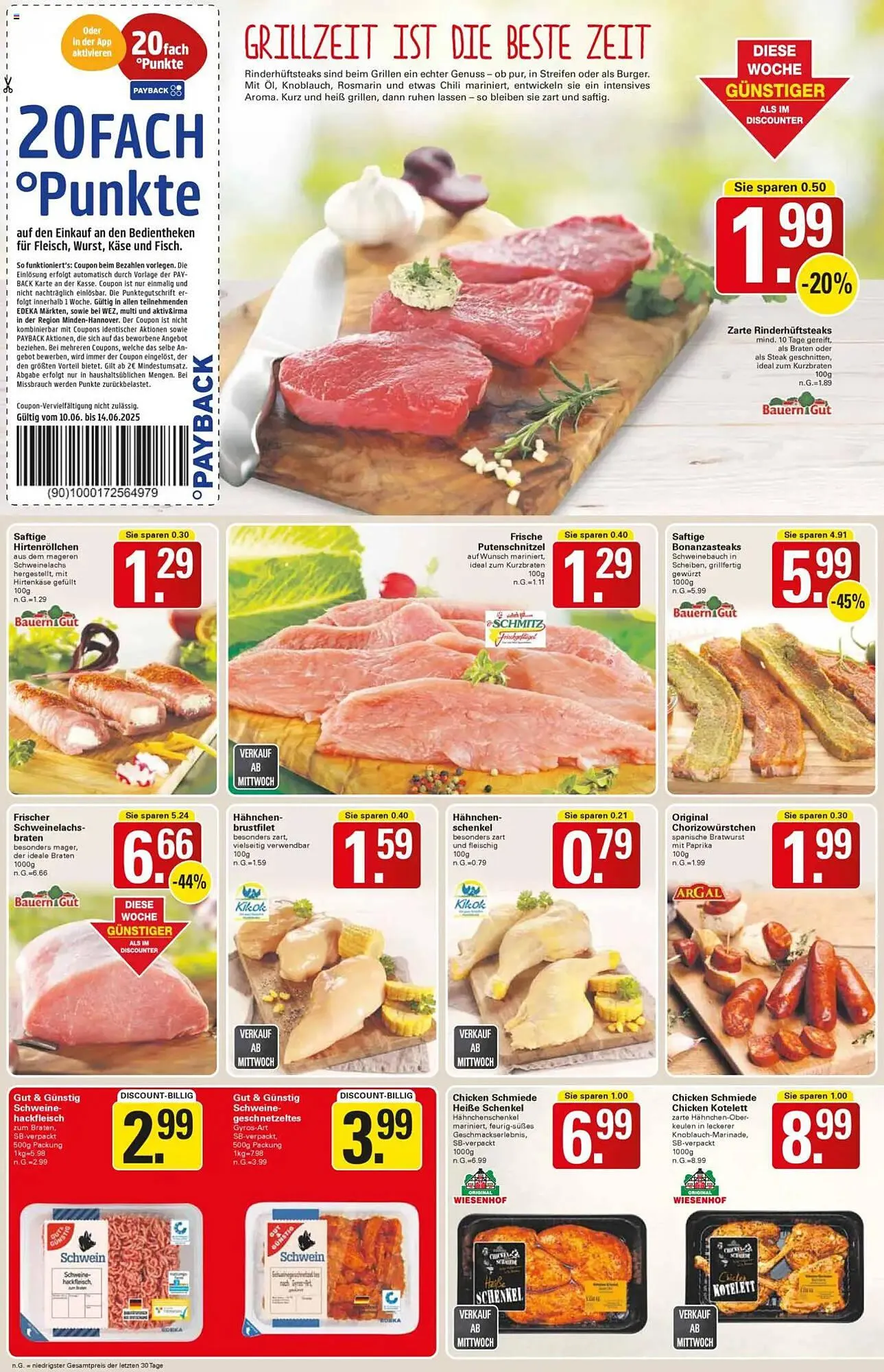 WEZ Prospekt von 10. Juni bis 14. Juni 2025 - Prospekt seite 6