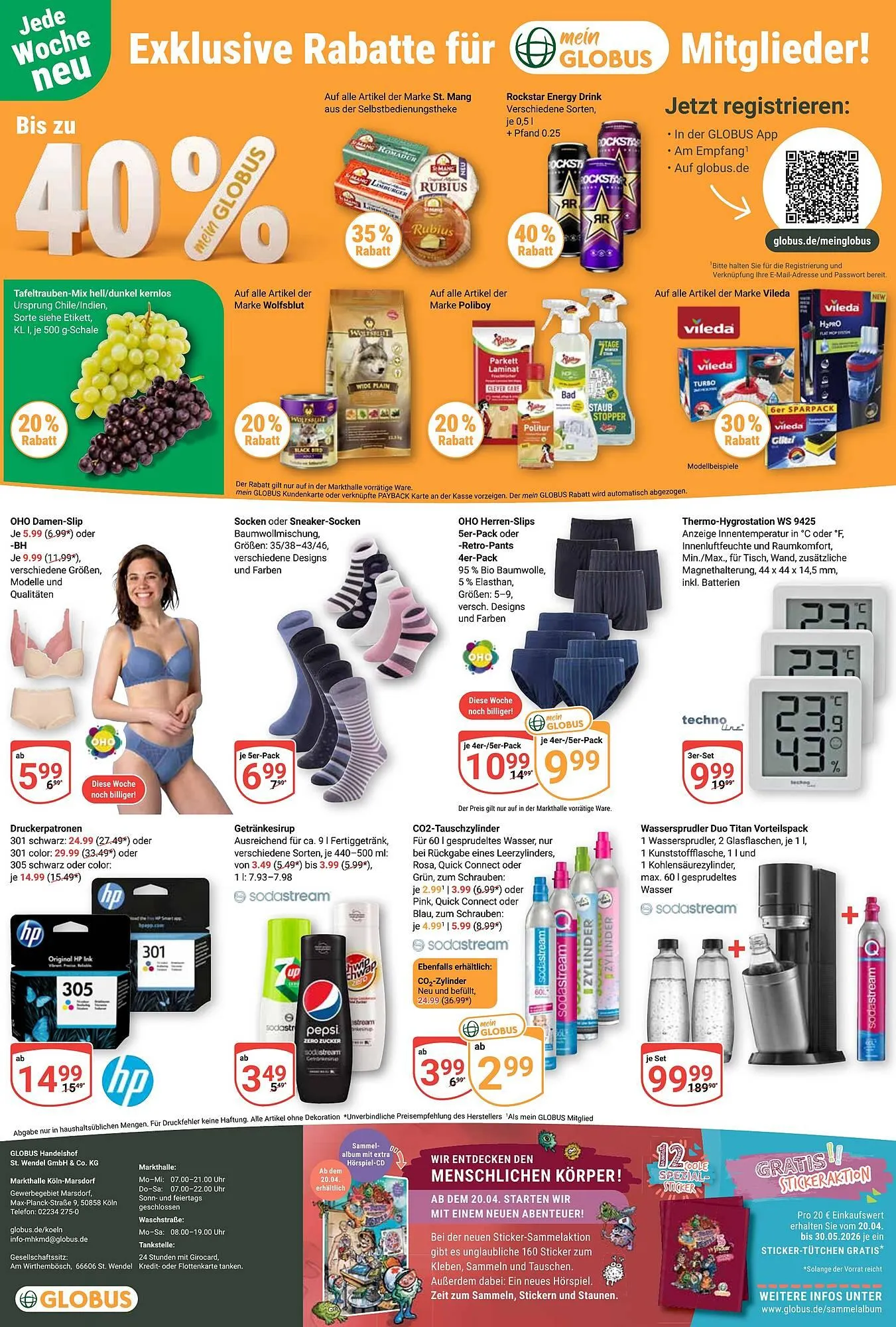 Globus Prospekt von 13. April bis 18. April 2026 - Prospekt seite 20