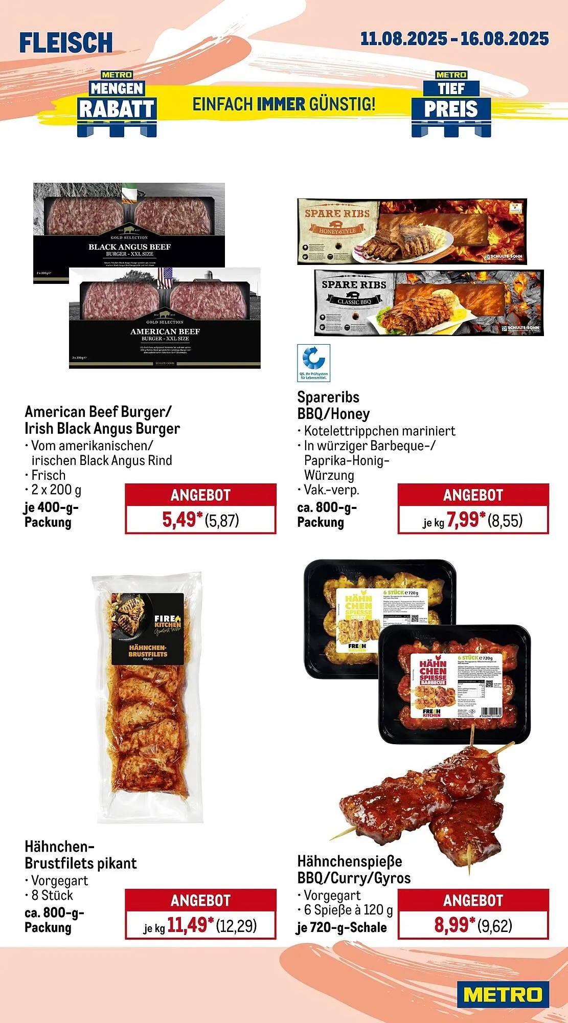 METRO Prospekt von 11. August bis 17. August 2025 - Prospekt seite 4