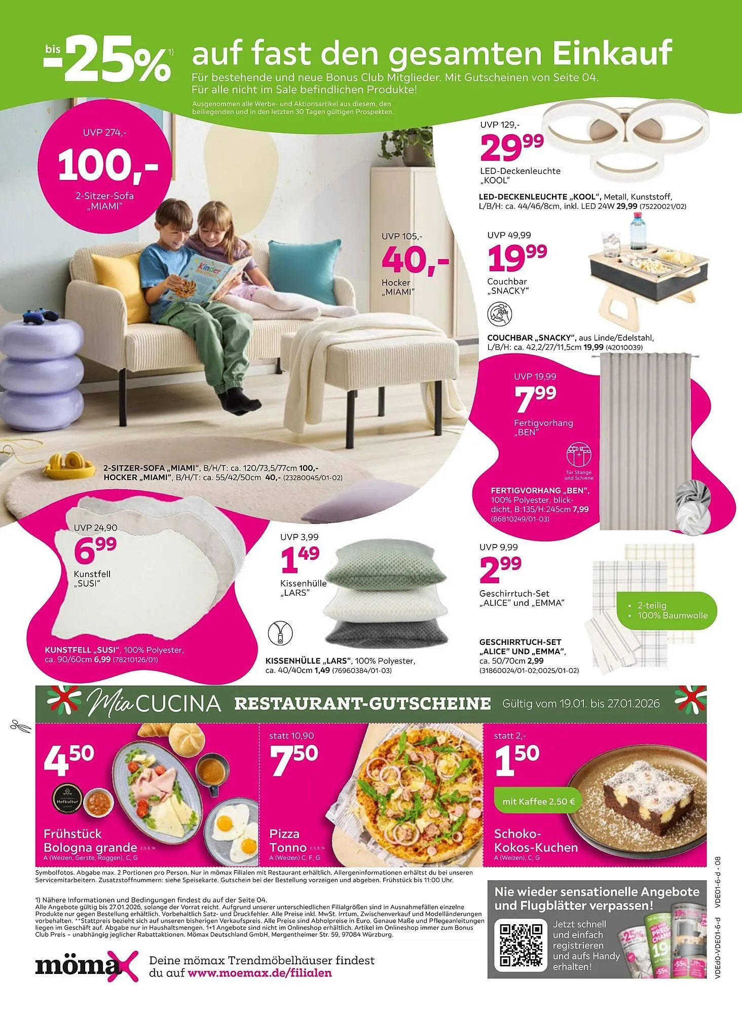 Mömax Prospekt von 19. Januar bis 27. Januar 2026 - Prospekt seite 8