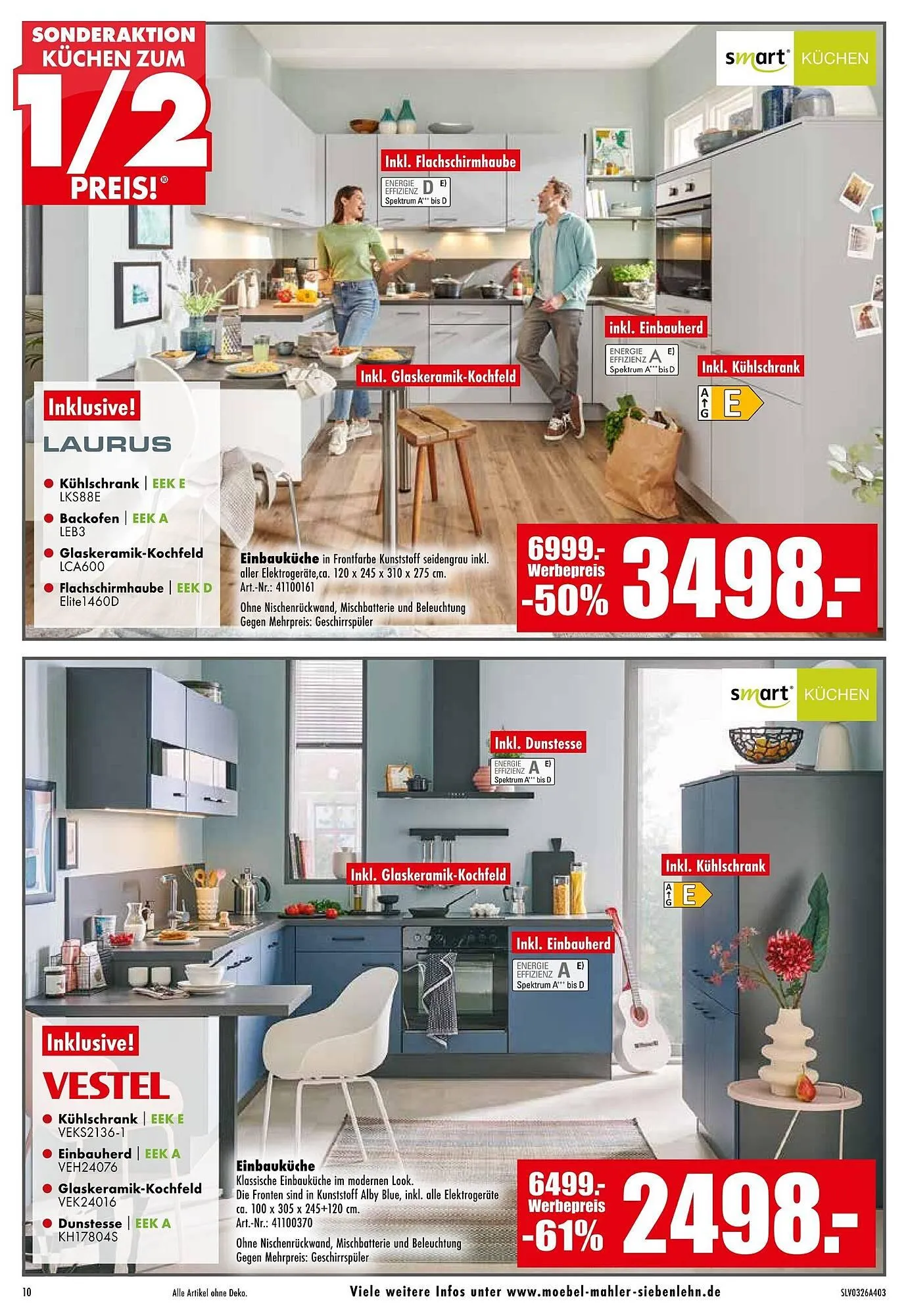 Möbel Mahler Katalog von 4. März bis 7. April 2026 - Prospekt seite 10