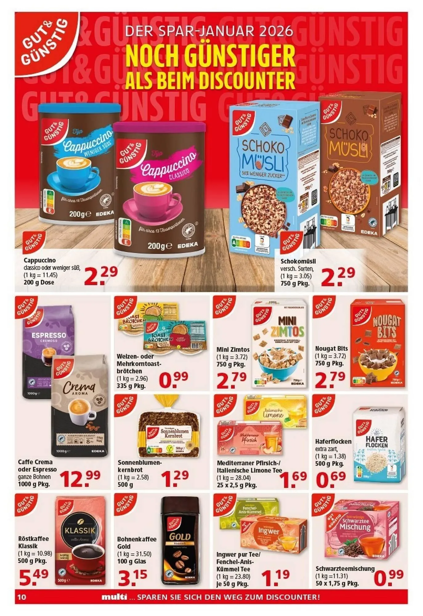 Multi Markt Prospekt von 19. Januar bis 24. Januar 2026 - Prospekt seite 10