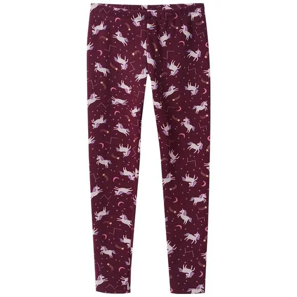 Mädchen Thermo-Leggings mit Allover-Print