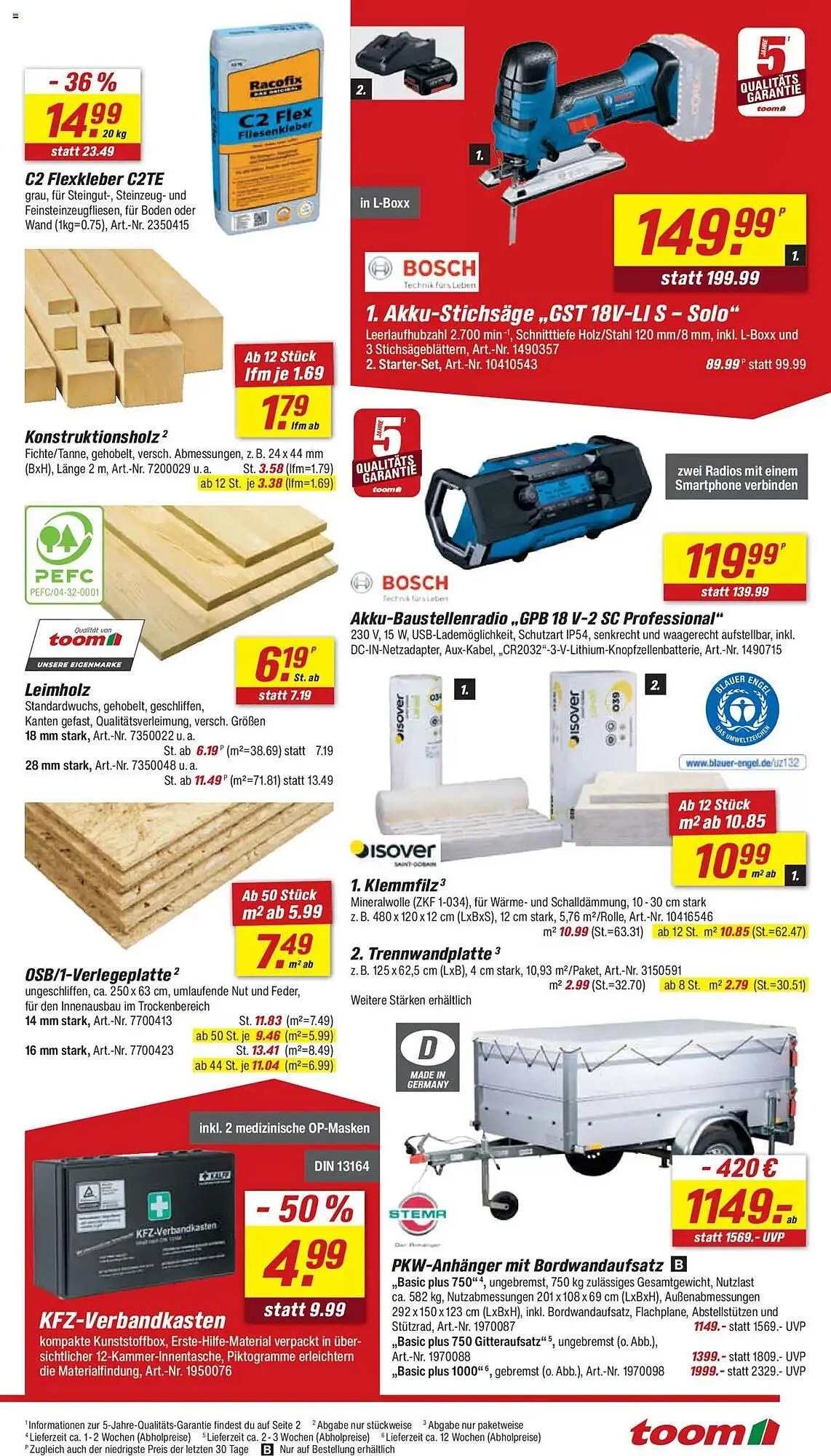 toom Baumarkt Prospekt von 5. Juli bis 11. Juli 2025 - Prospekt seite 7