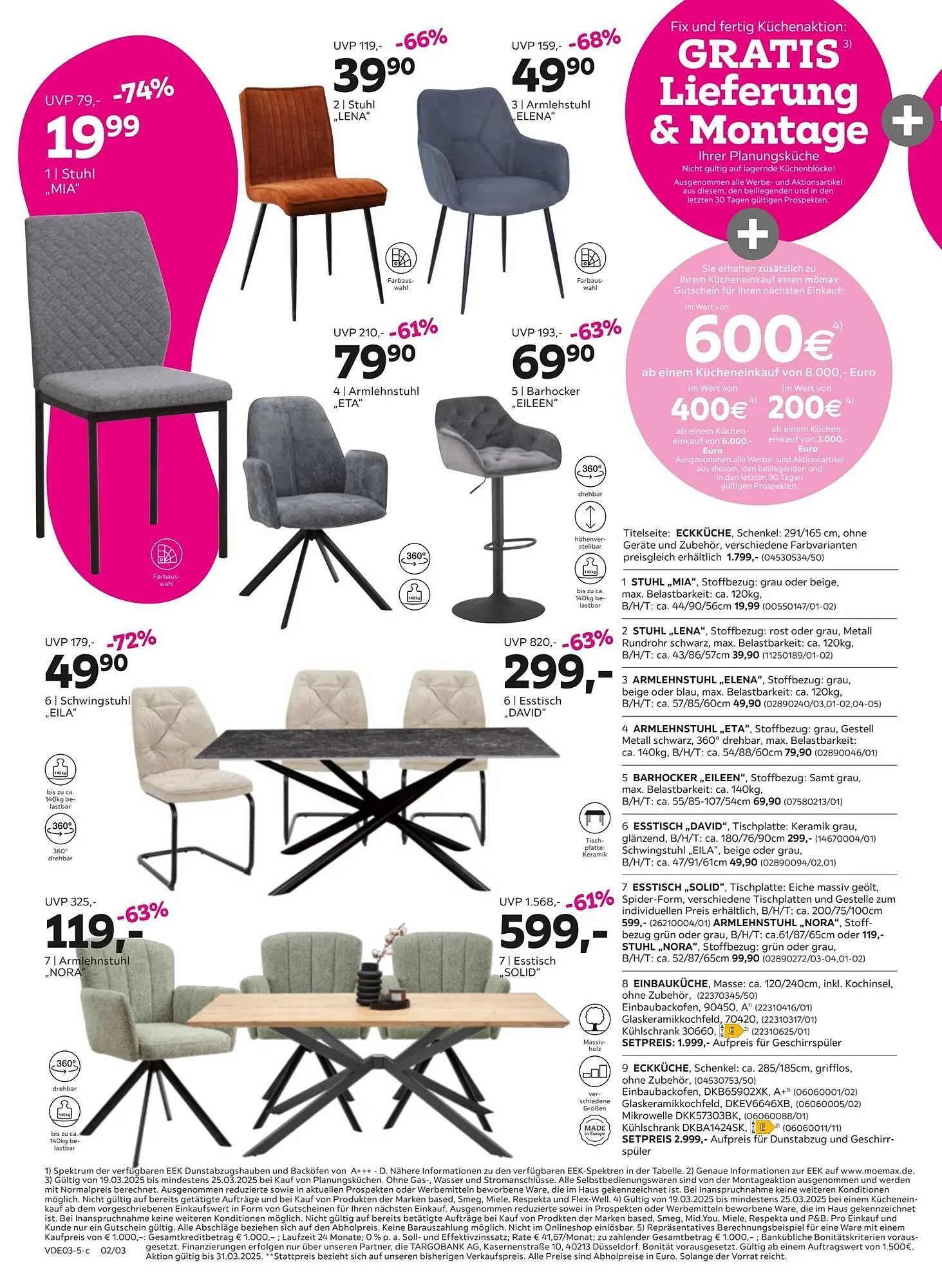 Mömax Prospekt von 17. März bis 26. März 2025 - Prospekt seite 2
