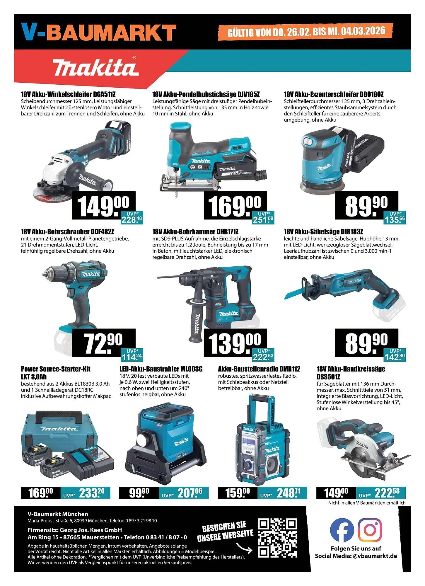 V Baumarkt Prospekt von 26. Februar bis 4. März 2026 - Prospekt seite 12