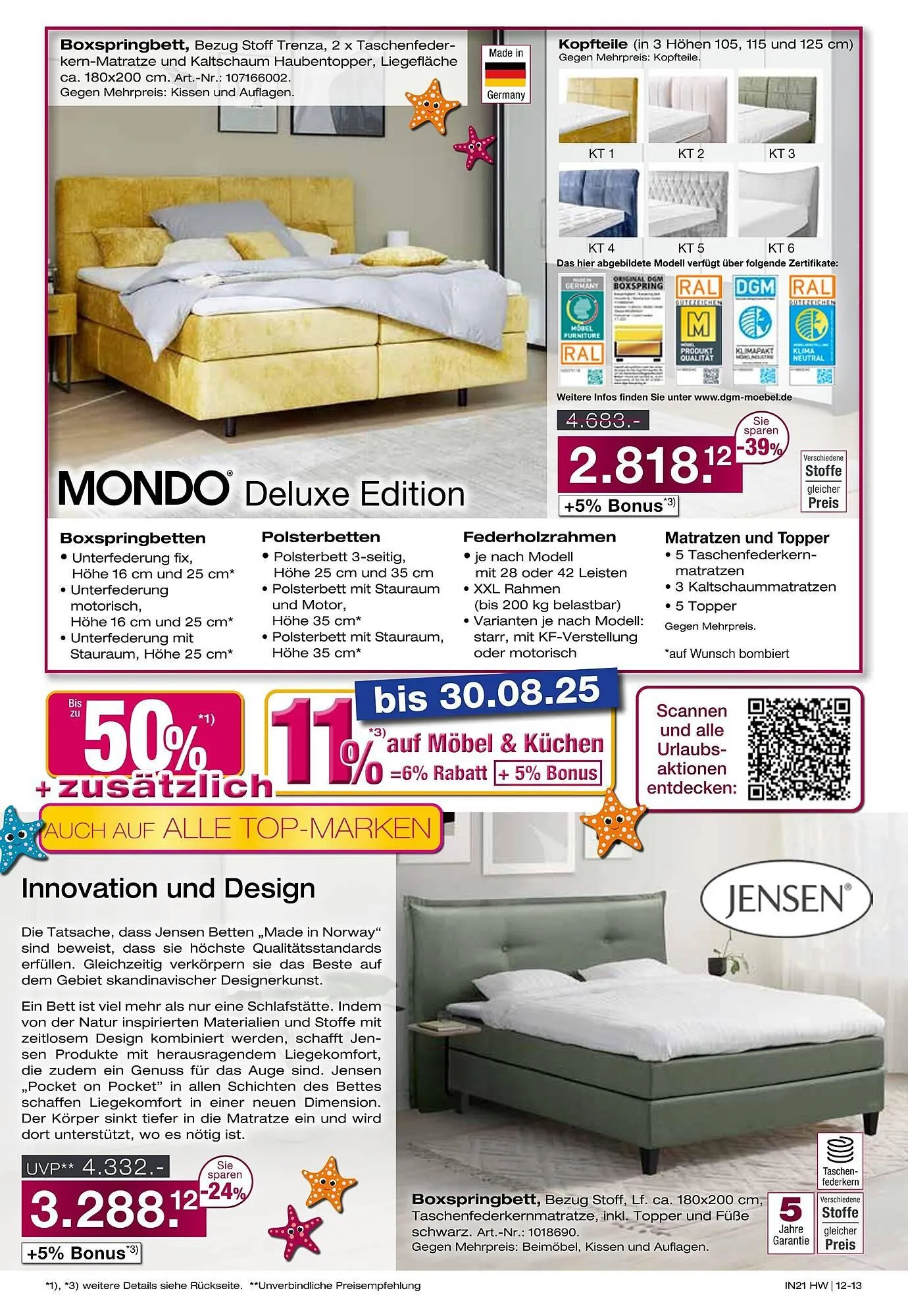 Möbel Inhofer Prospekt von 13. August bis 30. August 2025 - Prospekt seite 13