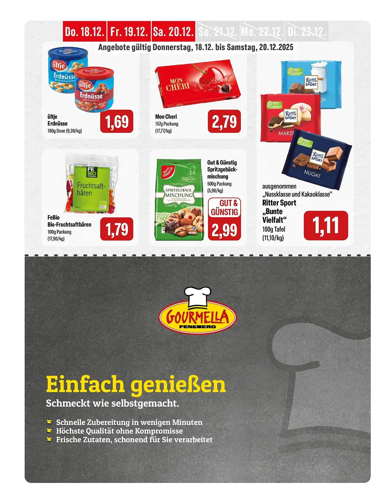 Feneberg Prospekt von 17. Dezember bis 20. Dezember 2025 - Prospekt seite 14