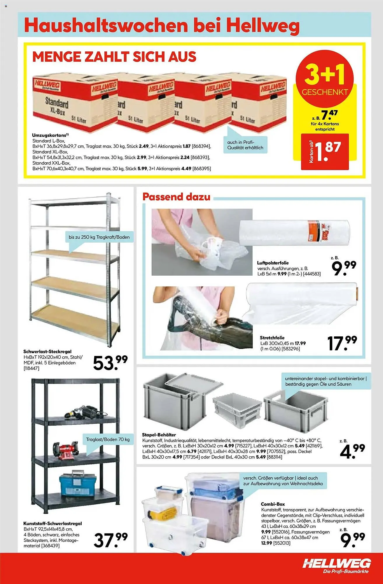 Hellweg Prospekt von 29. Dezember bis 3. Januar 2026 - Prospekt seite 19