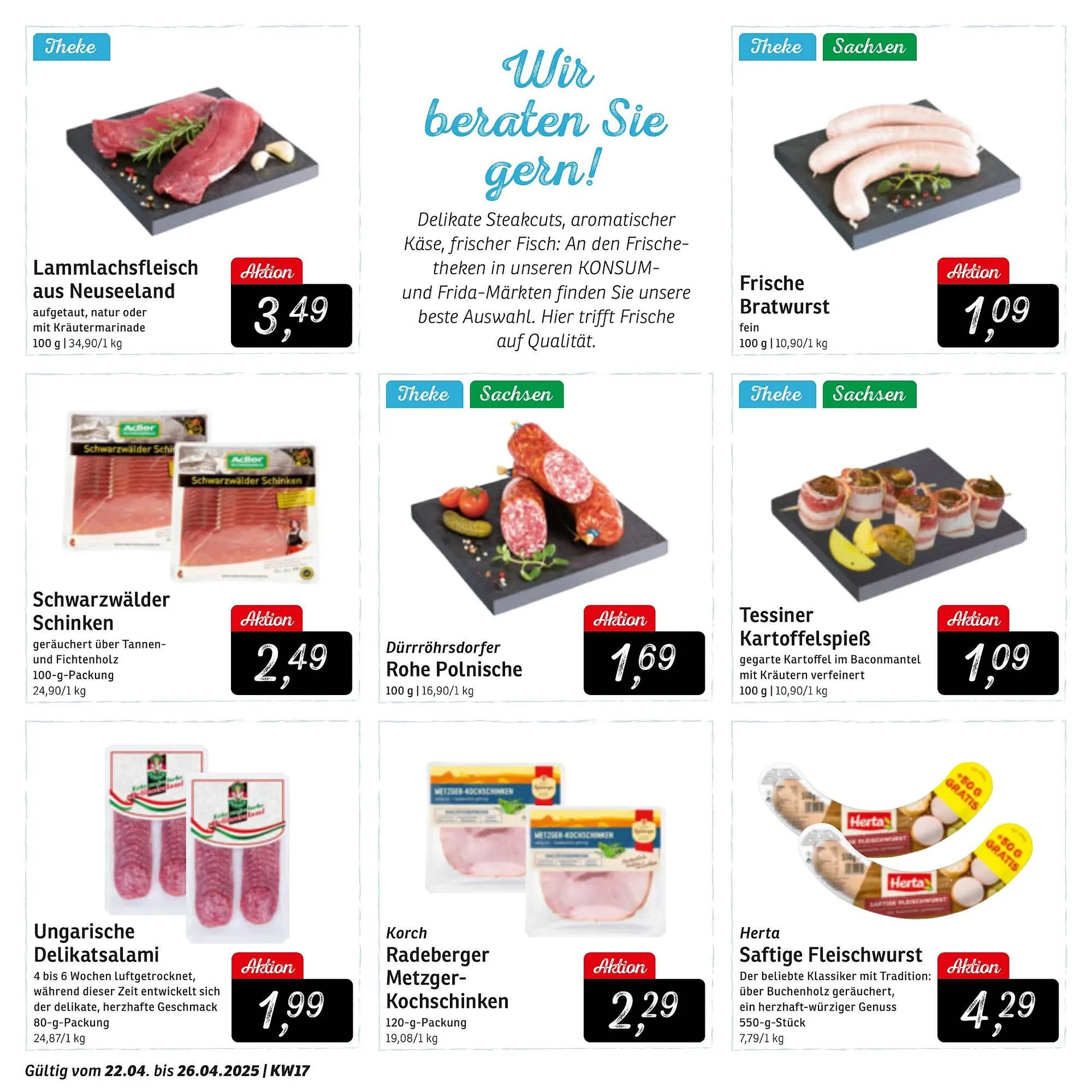 KONSUM Prospekt von 21. April bis 26. April 2025 - Prospekt seite 4