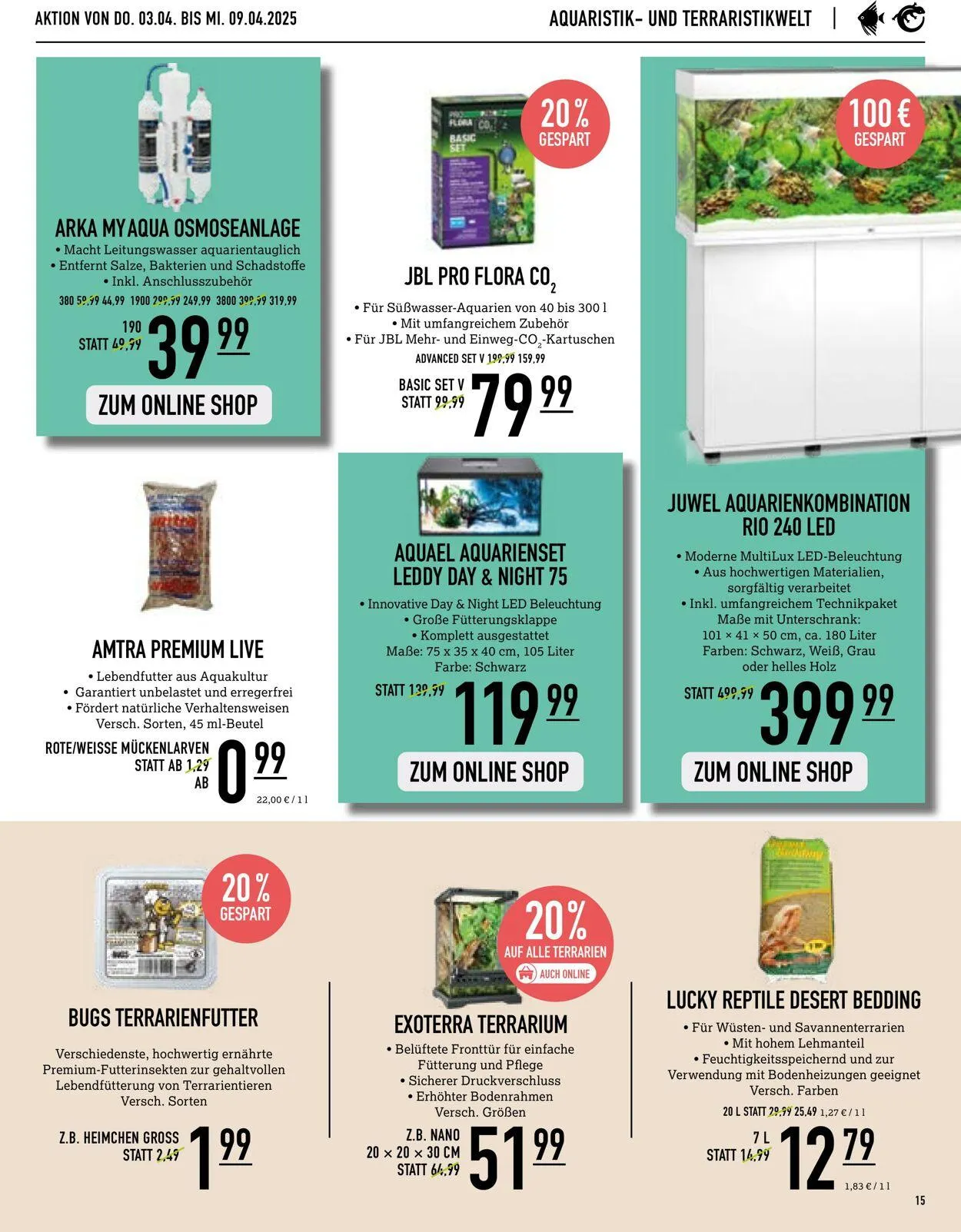 Kölle Zoo Aktueller Prospekt von 2. April bis 16. April 2025 - Prospekt seite 15