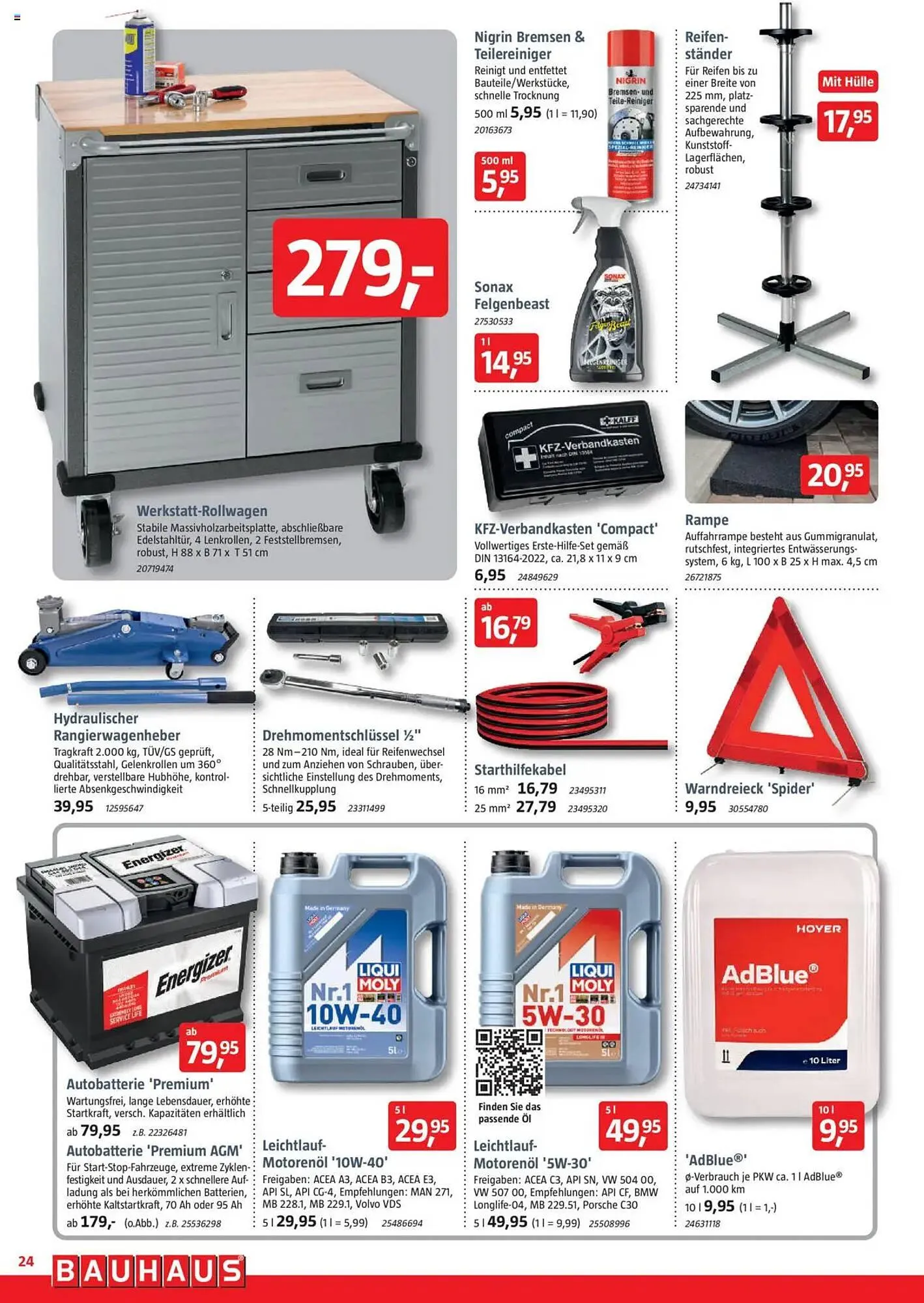 Bauhaus Prospekt von 4. Oktober bis 1. November 2025 - Prospekt seite 24