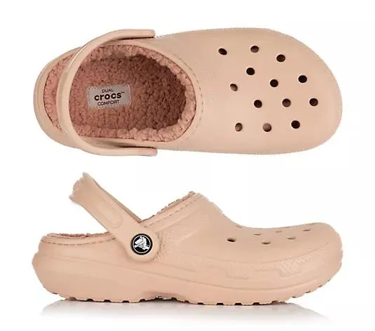 CROCS™ Damen- Clog Classic Lined Fersenriemen gefüttert