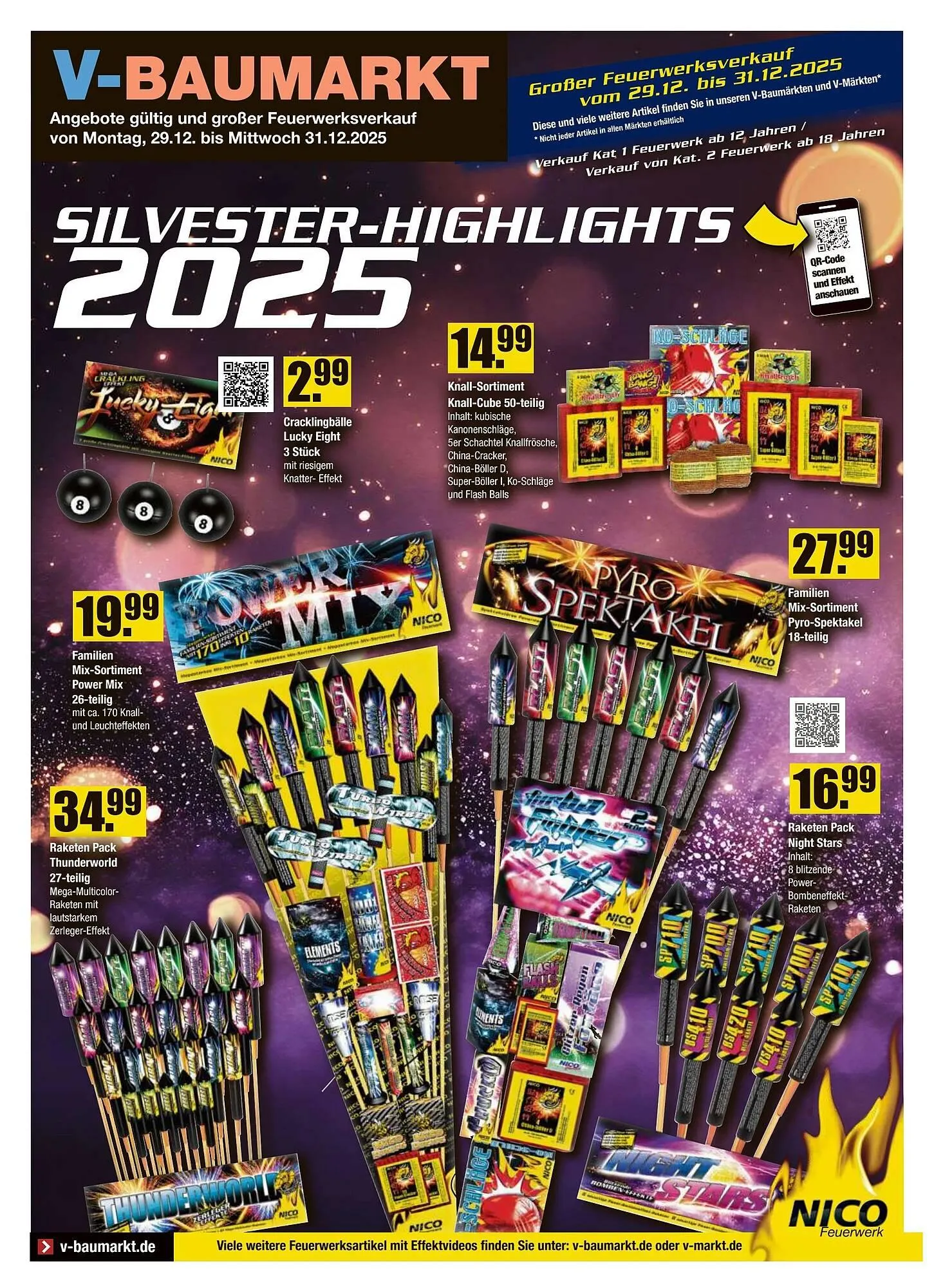 V Baumarkt Prospekt von 29. Dezember bis 1. Januar 2026 - Prospekt seite 1
