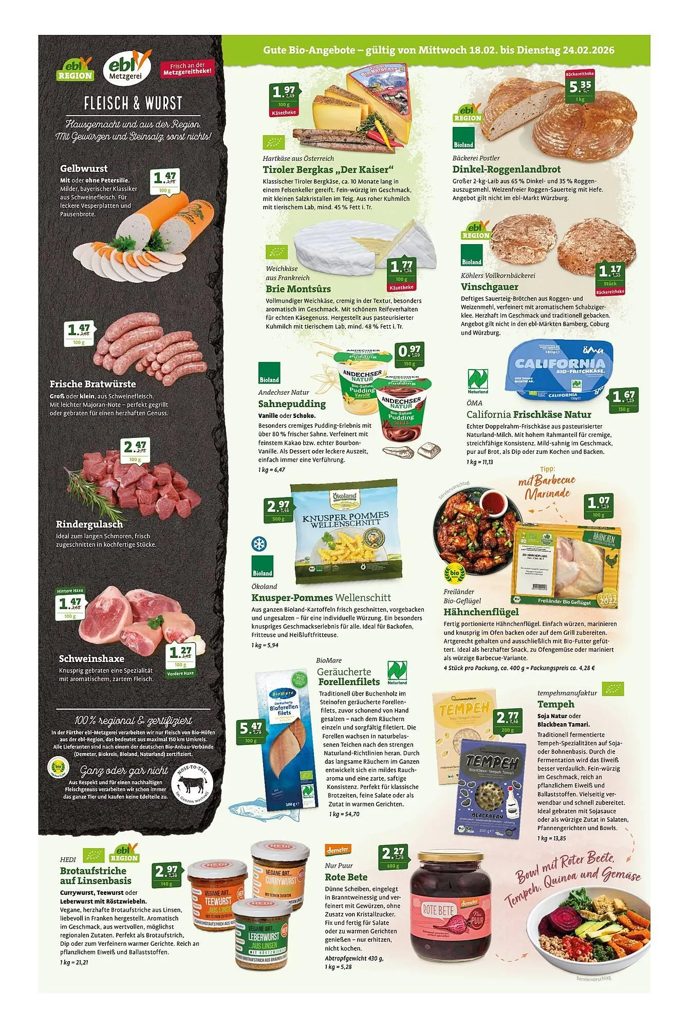 Ebl Naturkost Prospekt von 18. Februar bis 24. Februar 2026 - Prospekt seite 2