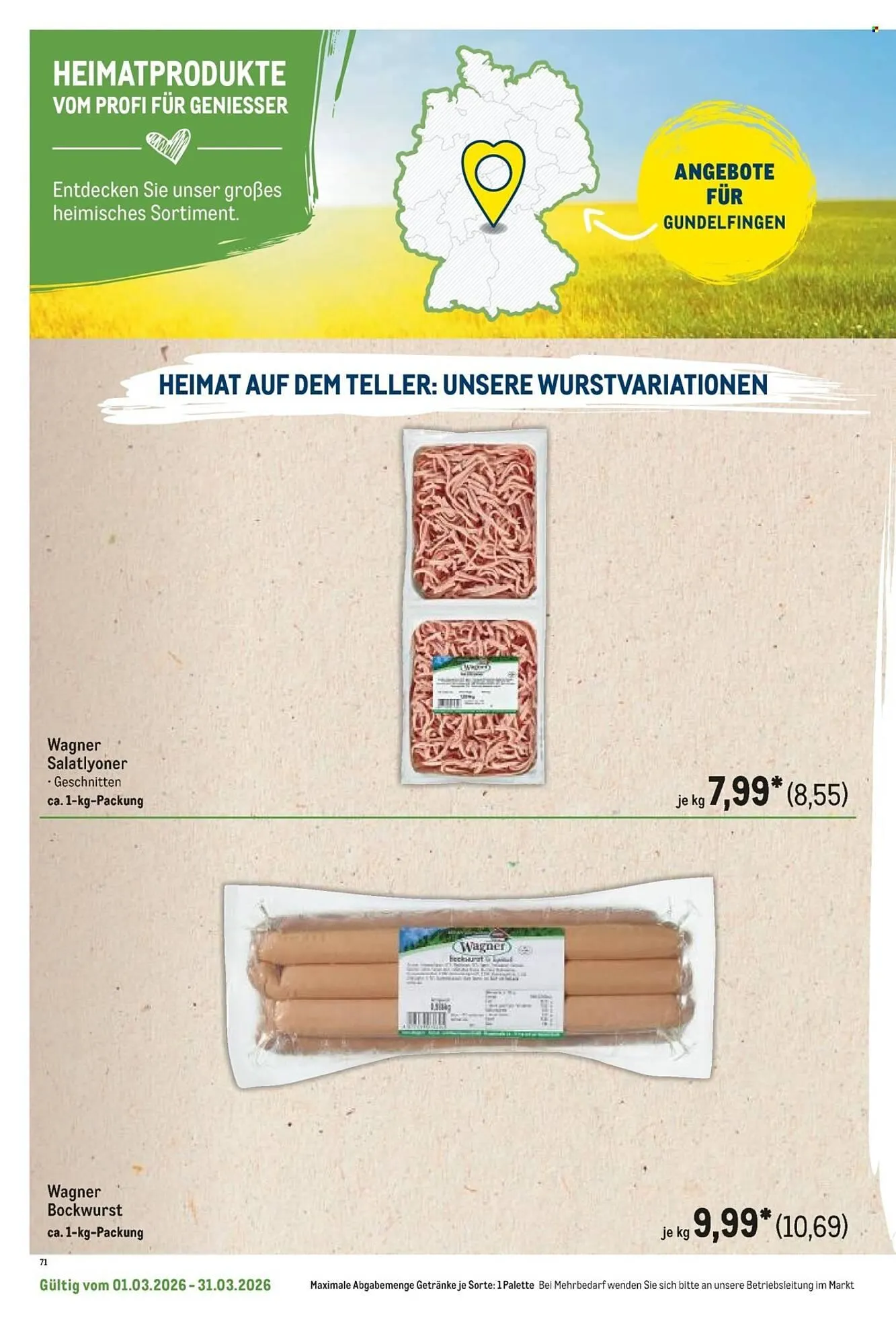 METRO Prospekt von 1. März bis 31. März 2026 - Prospekt seite 114