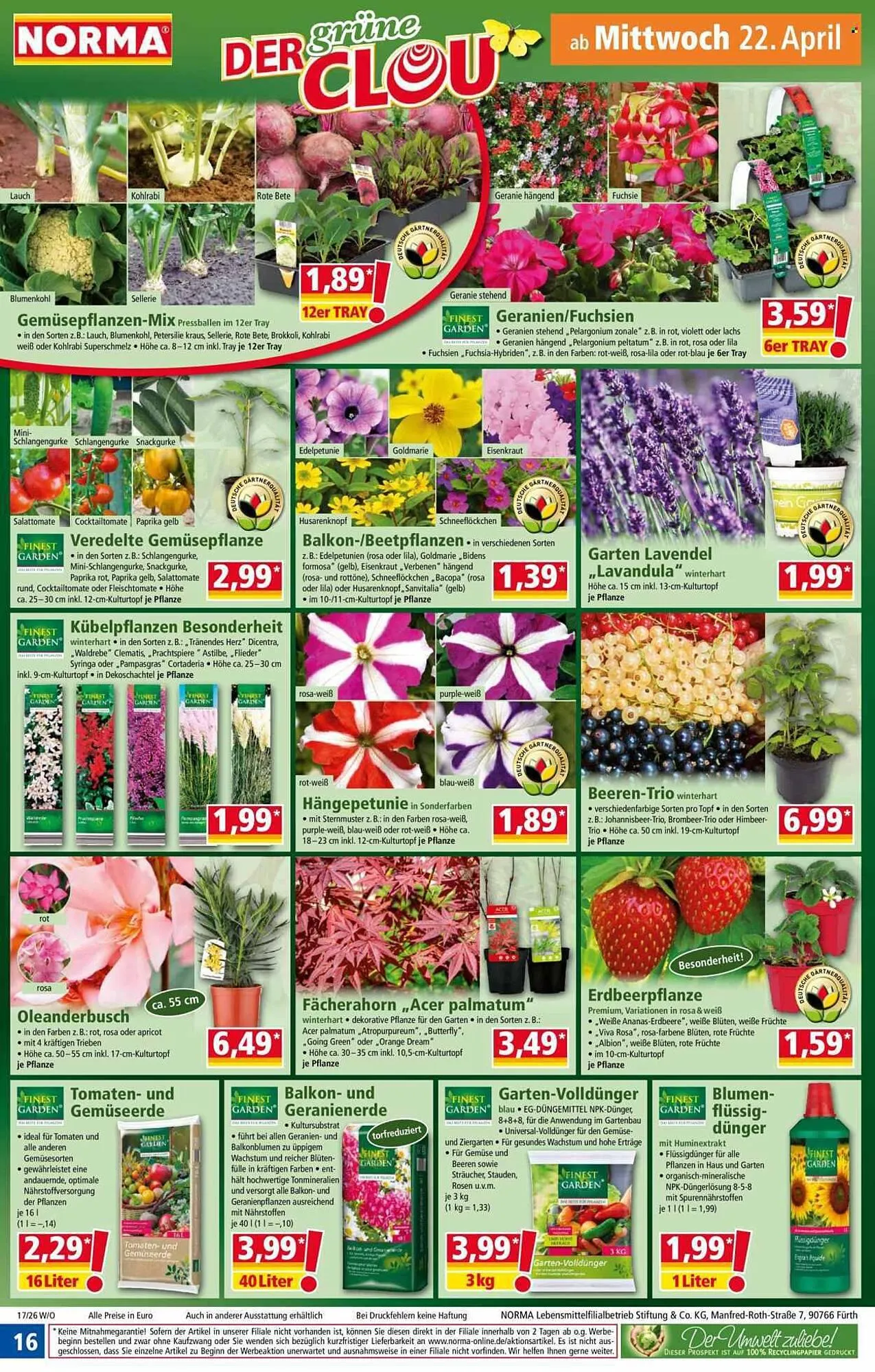 Norma Prospekt von 20. April bis 26. April 2026 - Prospekt seite 16