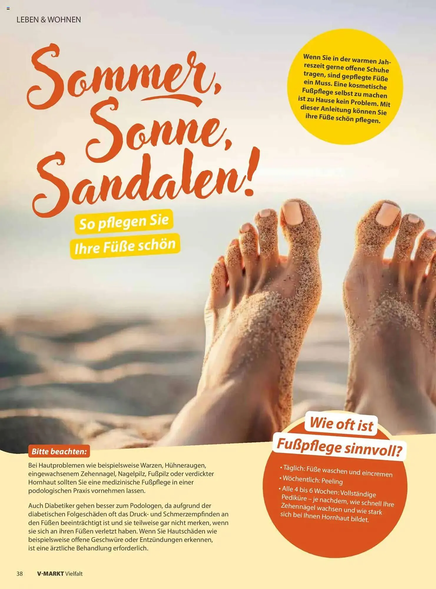 V Markt Prospekt von 1. Juli bis 31. August 2025 - Prospekt seite 38