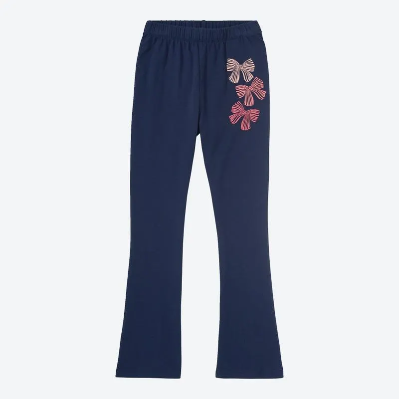 Kinder-Mädchen-Bootcut-Leggings mit elastischem Bund