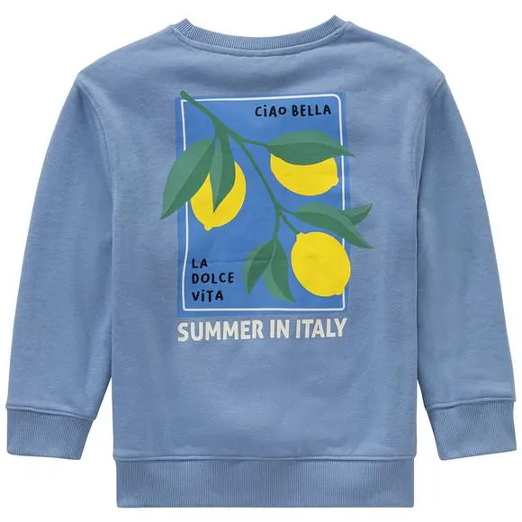 Jungen Sweatshirt mit Backprint