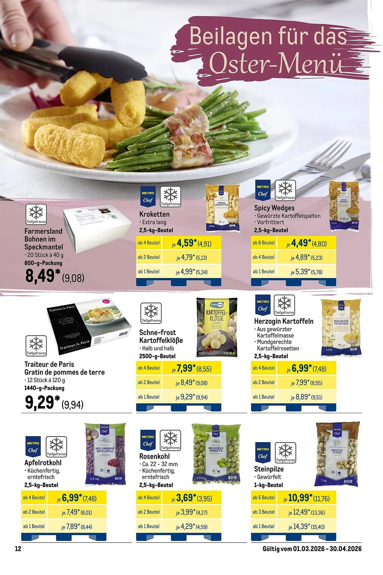 METRO Prospekt von 1. März bis 1. Mai 2026 - Prospekt seite 12
