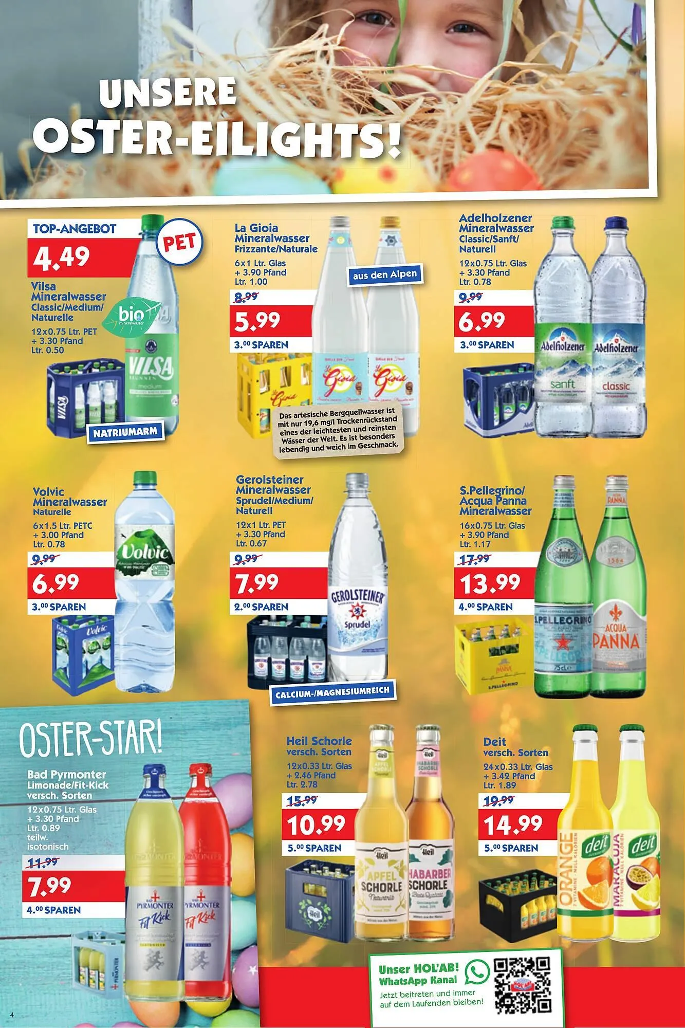 Hol'ab Getränkemarkt Prospekt von 14. April bis 19. April 2025 - Prospekt seite 4