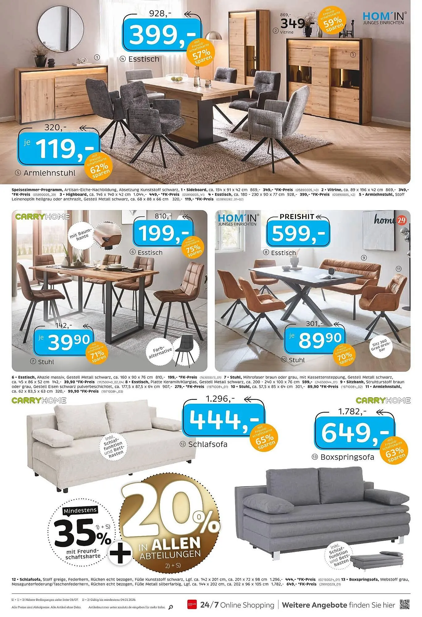 XXXLutz Prospekt von 20. Dezember bis 4. Januar 2026 - Prospekt seite 28