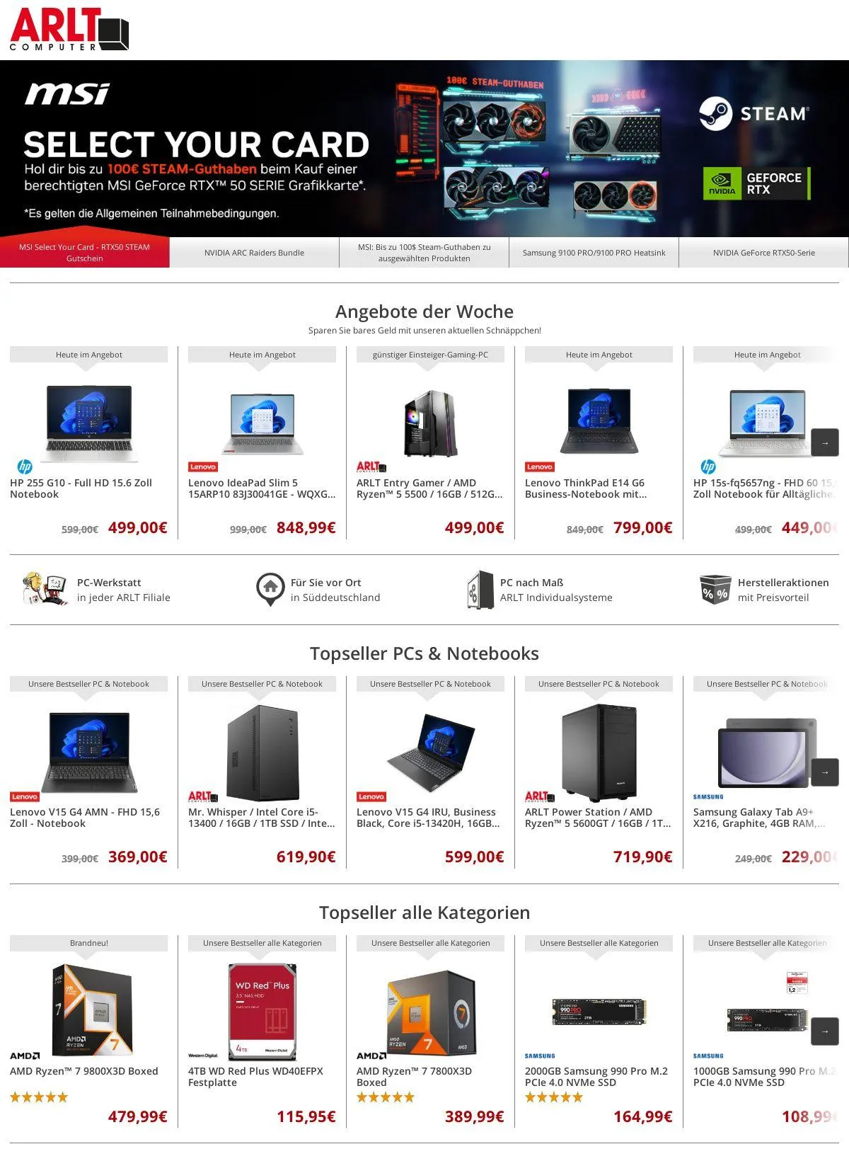 ARLT Computer Aktueller Prospekt - 1