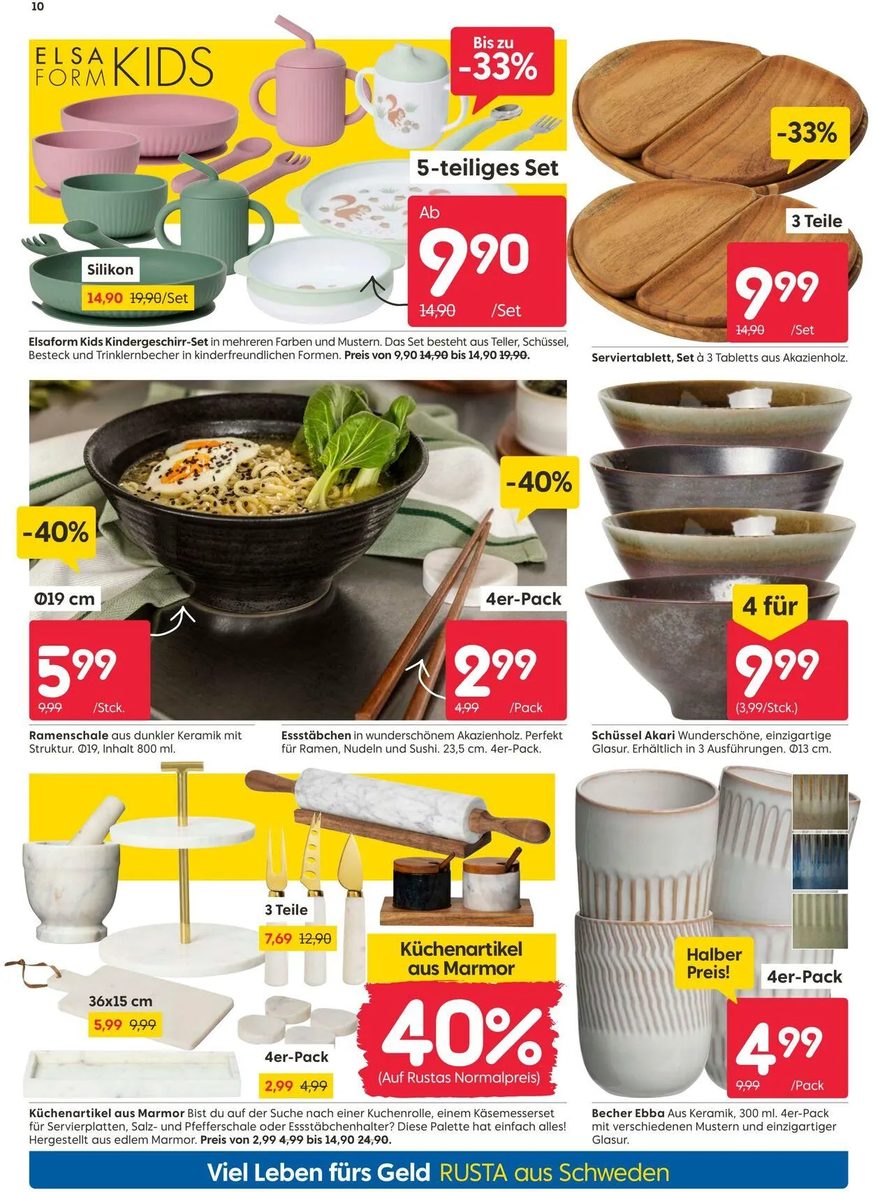 Rusta von 20. Oktober bis 3. November 2025 - Prospekt seite 10